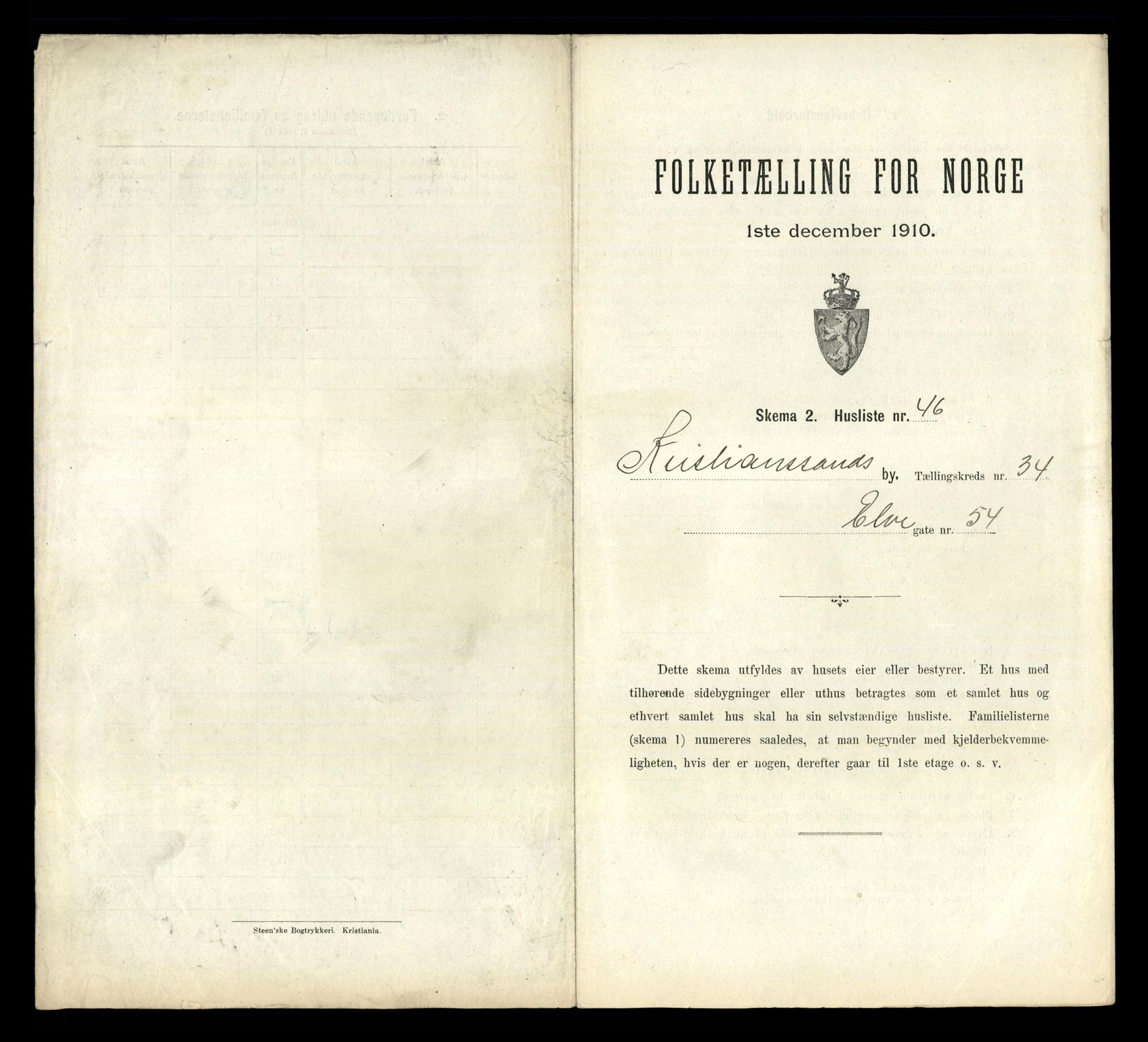 RA, Folketelling 1910 for 1001 Kristiansand kjøpstad, 1910, s. 9060