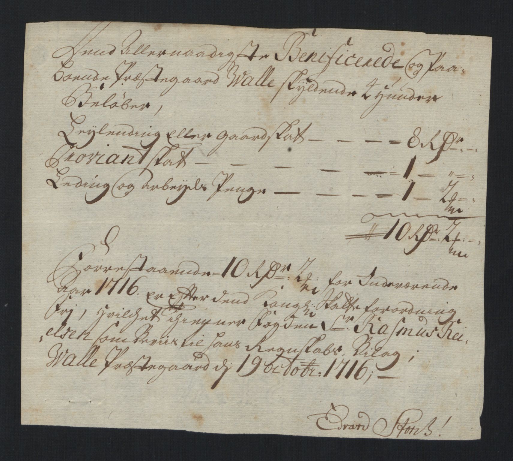 Rentekammeret inntil 1814, Reviderte regnskaper, Fogderegnskap, RA/EA-4092/R40/L2452: Fogderegnskap Råbyggelag, 1716-1717, s. 111
