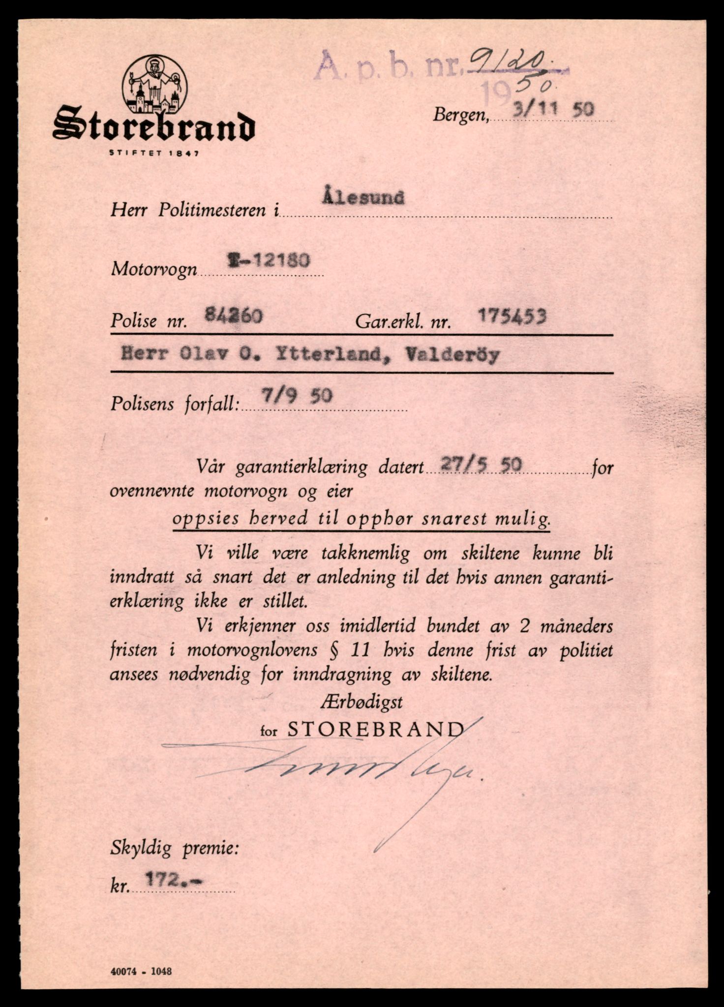Møre og Romsdal vegkontor - Ålesund trafikkstasjon, AV/SAT-A-4099/F/Fe/L0033: Registreringskort for kjøretøy T 12151 - T 12474, 1927-1998, s. 787