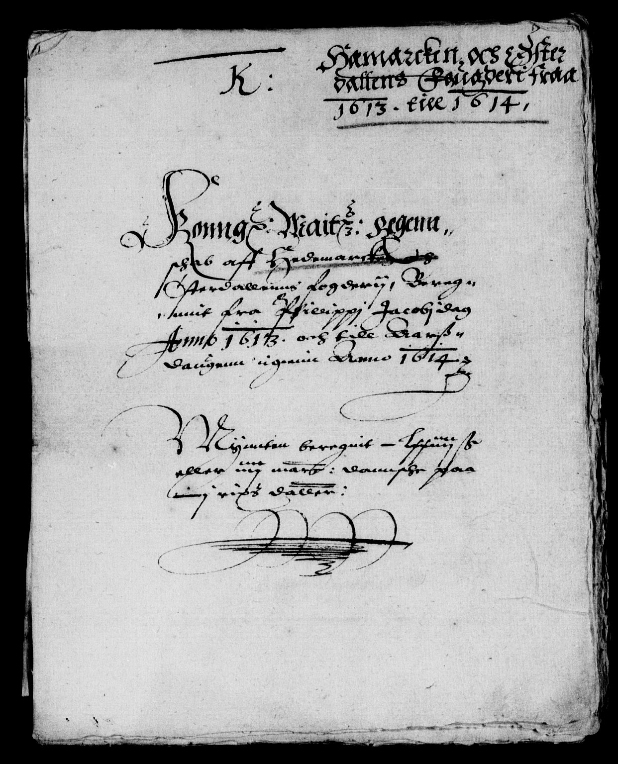 Rentekammeret inntil 1814, Reviderte regnskaper, Lensregnskaper, AV/RA-EA-5023/R/Rb/Rba/L0033: Akershus len, 1613-1614