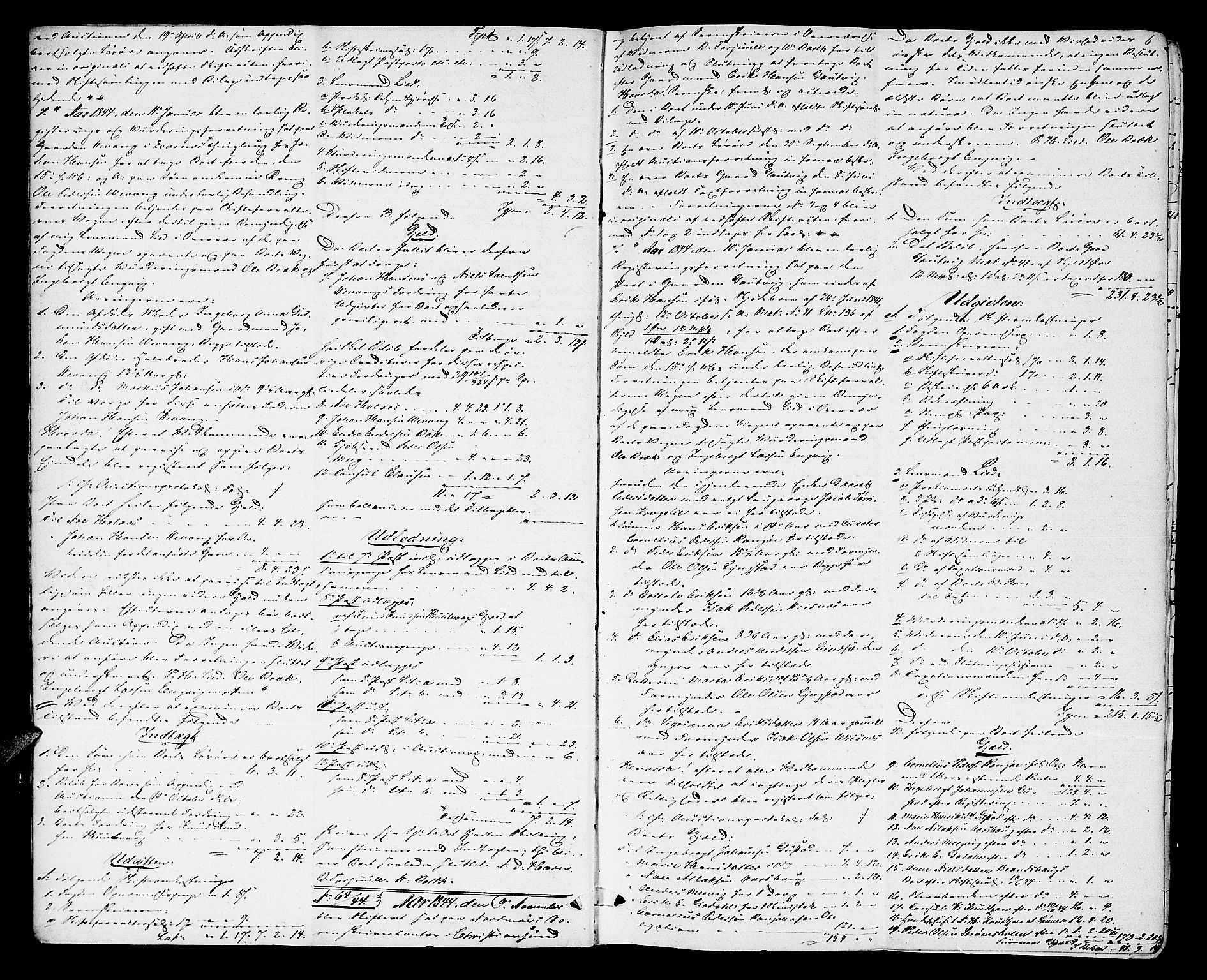Nordmøre sorenskriveri, AV/SAT-A-4132/1/3/3A/L0032: Utlodningsprotokoll nr. 01., 1844-1850, s. 6