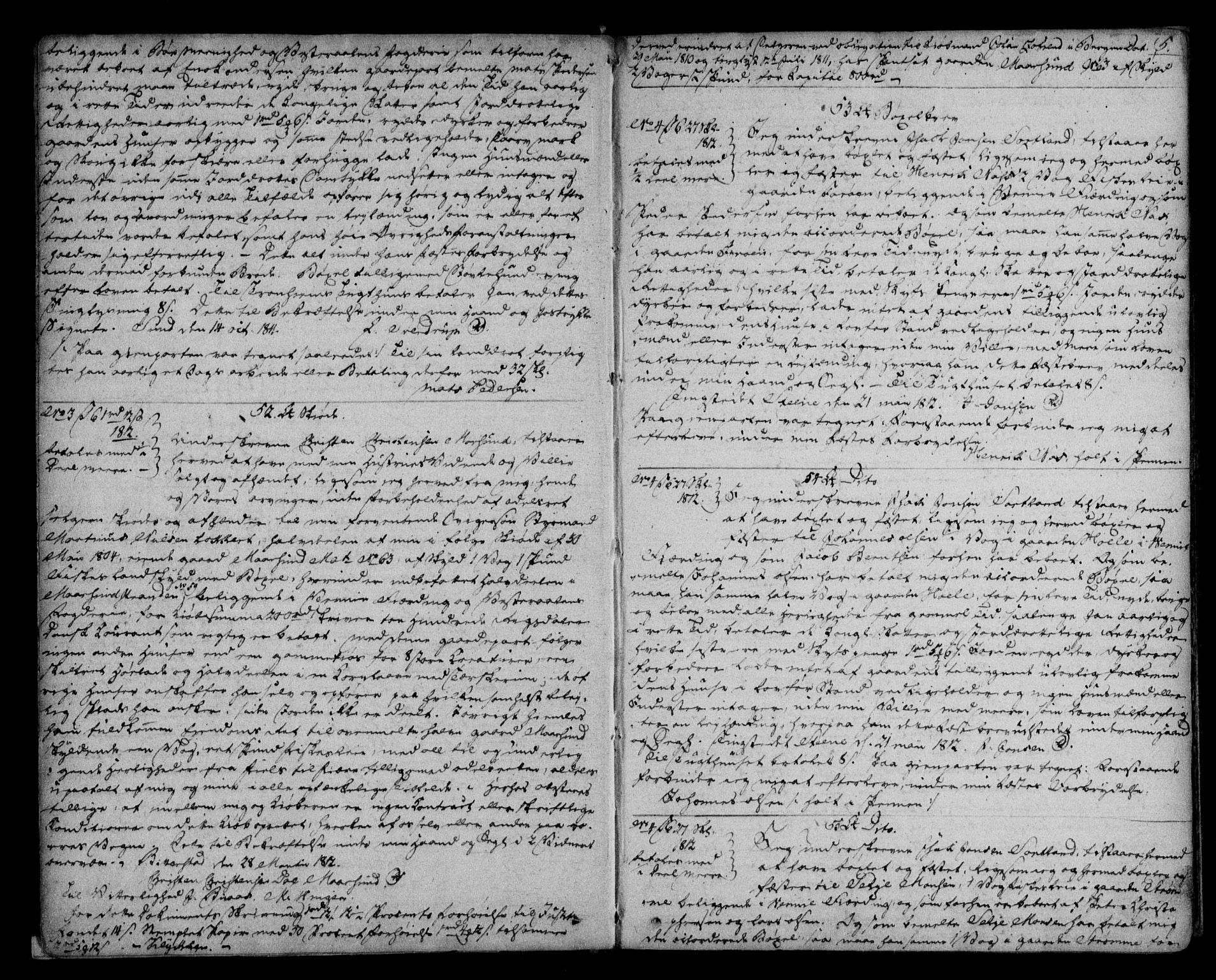Vesterålen sorenskriveri, SAT/A-4180/1/2/2Ca/L0006: Pantebok nr. F, 1812-1823, s. 5