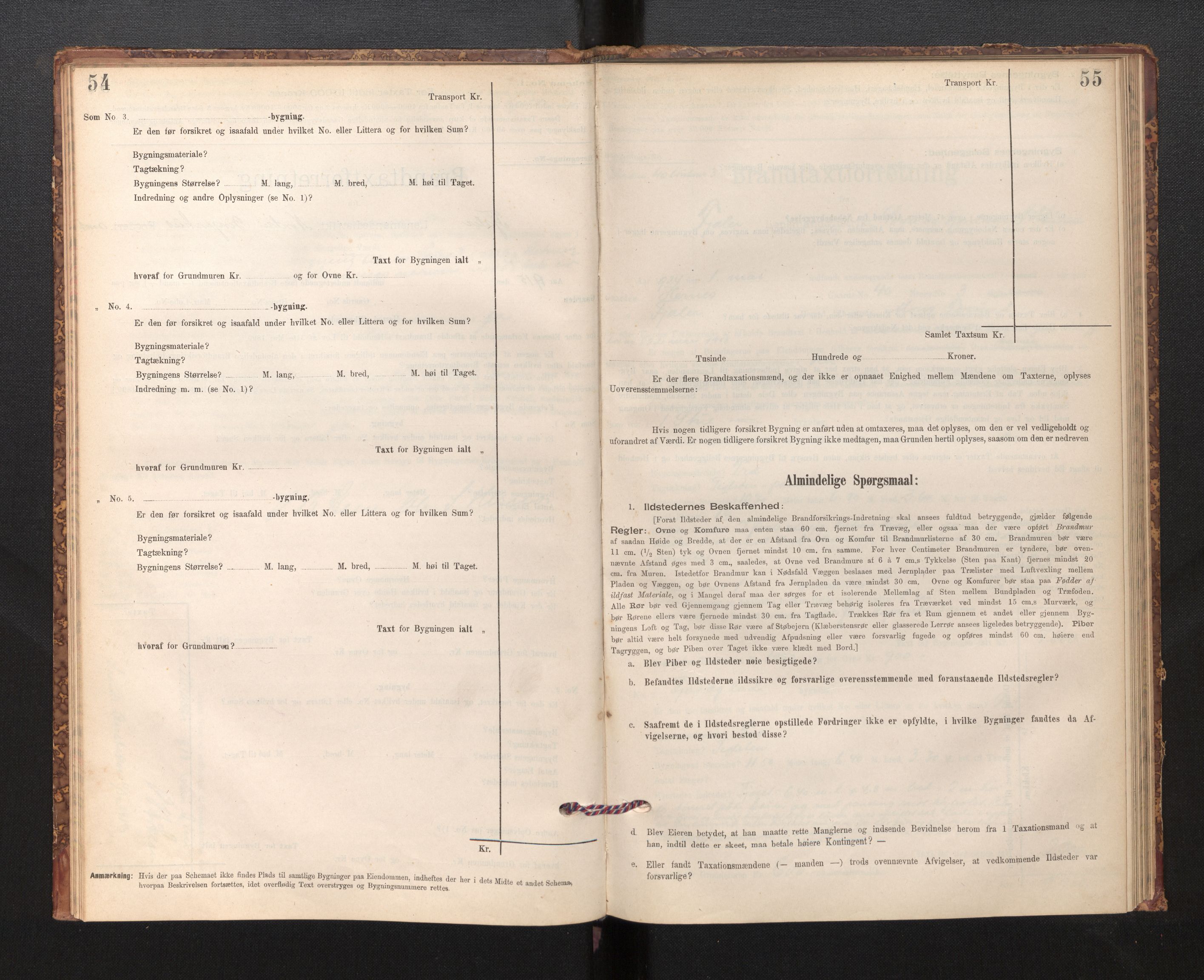 Lensmannen i Fjaler, AV/SAB-A-27201/0012/L0006: Branntakstprotokoll, skjematakst, 1895-1937, s. 54-55