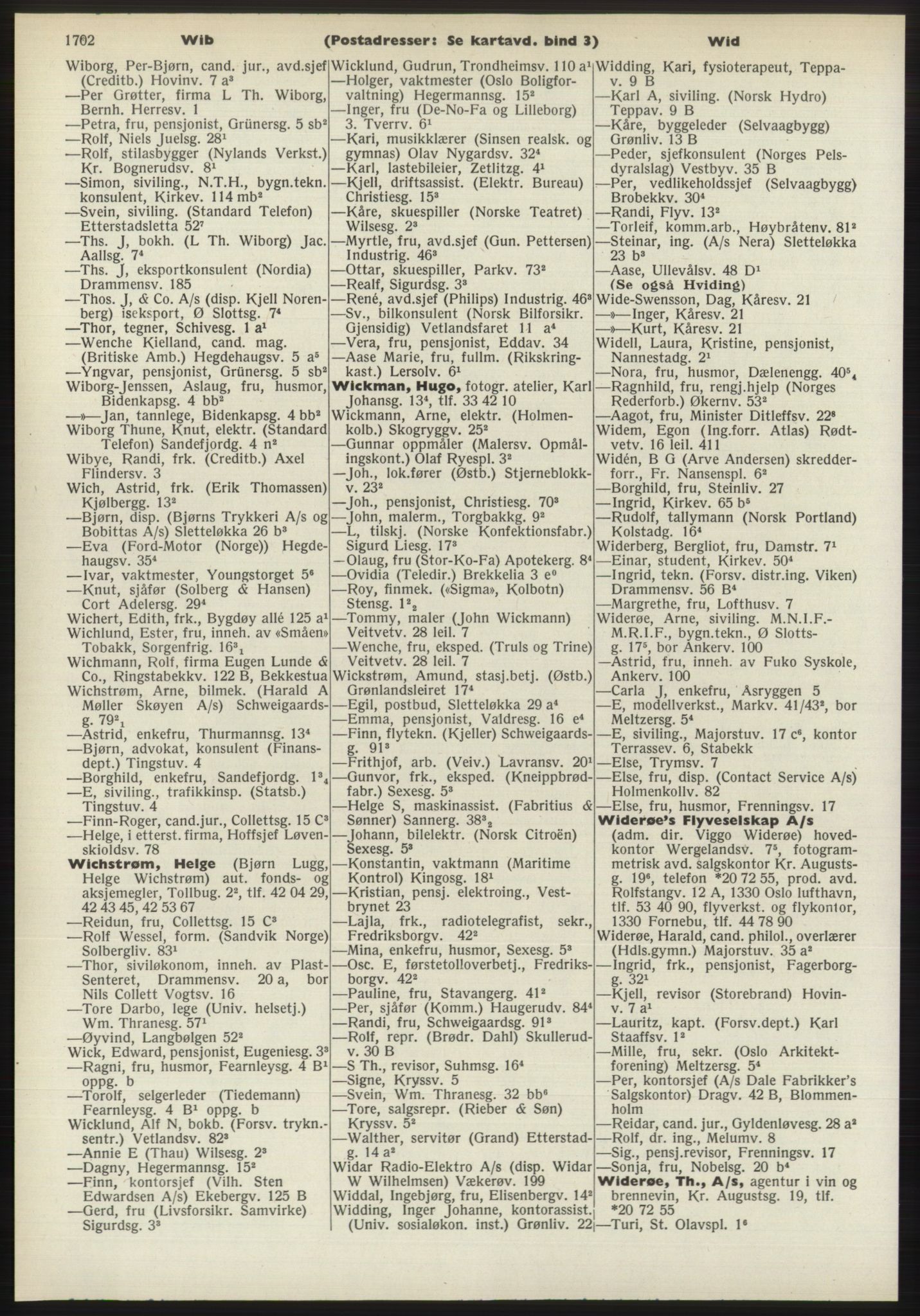 Kristiania/Oslo adressebok, PUBL/-, 1970-1971, s. 1702