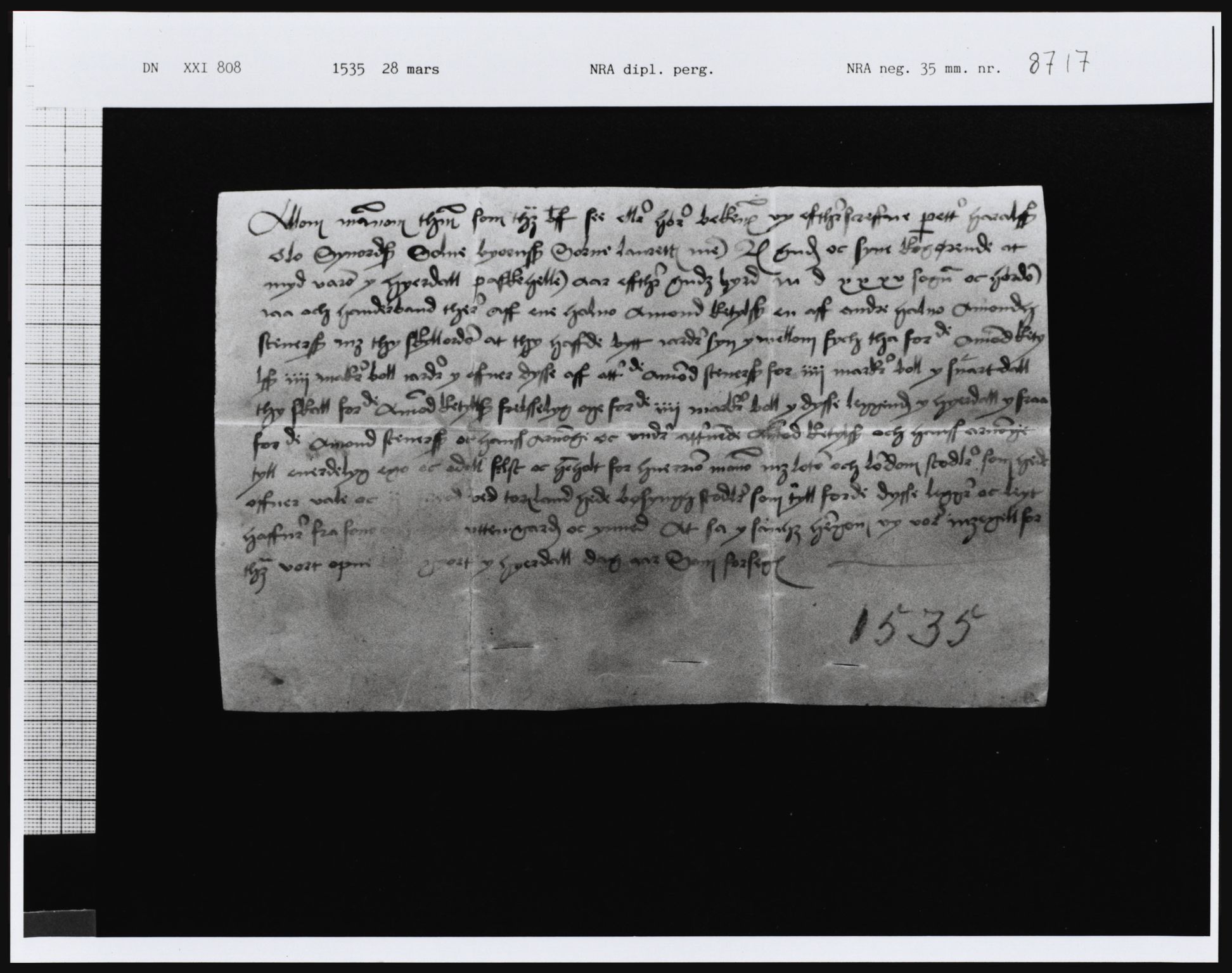 Riksarkivets diplomsamling, AV/RA-EA-5965/F01, 1333-1571, s. 6256