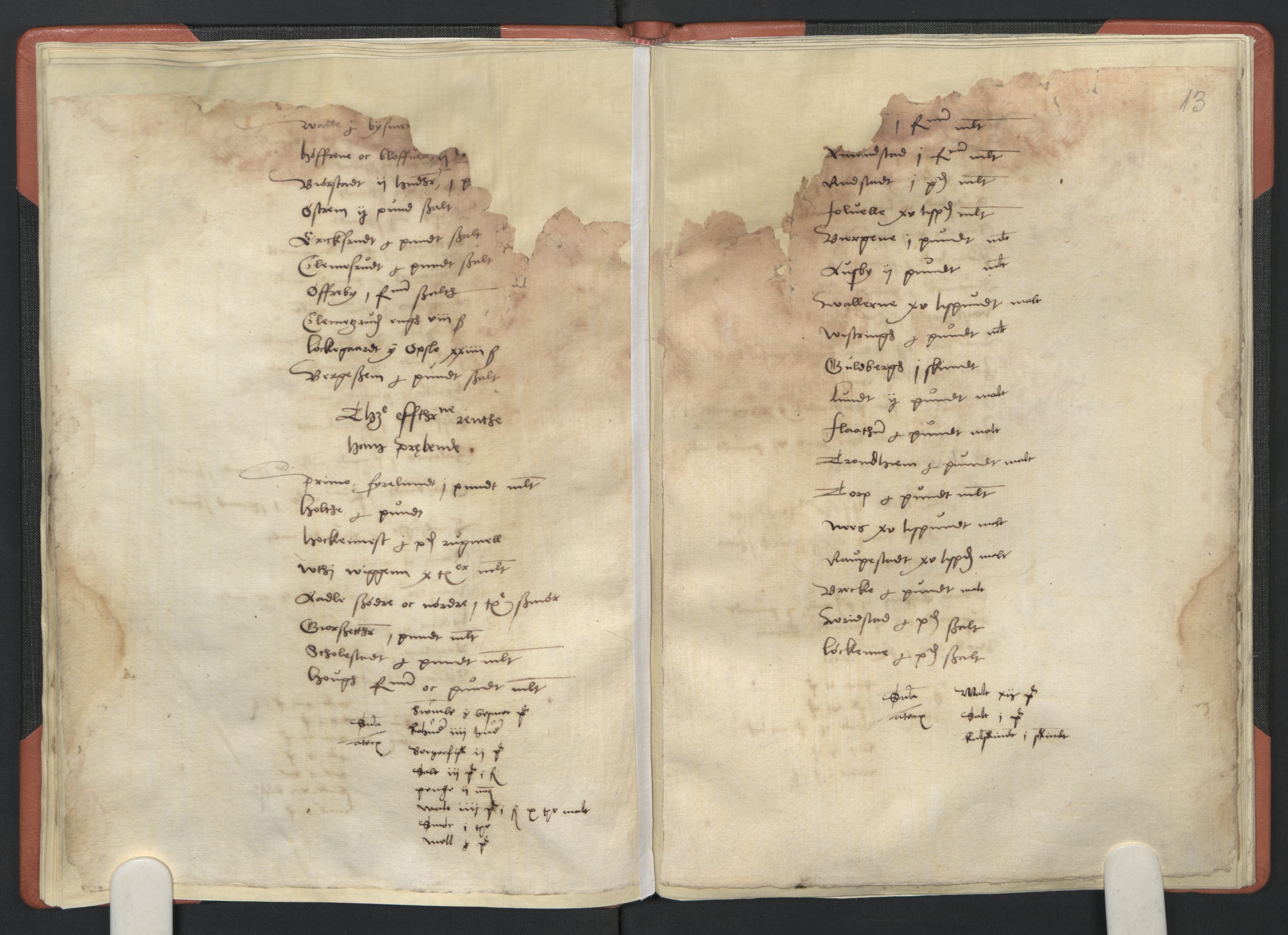 Rentekammeret inntil 1814, Reviderte regnskaper, Lensregnskaper, AV/RA-EA-5023/R/Ra/L0016: Kirke- og klostergods, kommunegods m.m., 1549-1555;   Bergverksregnskap, 1540-1541, 1540-1555