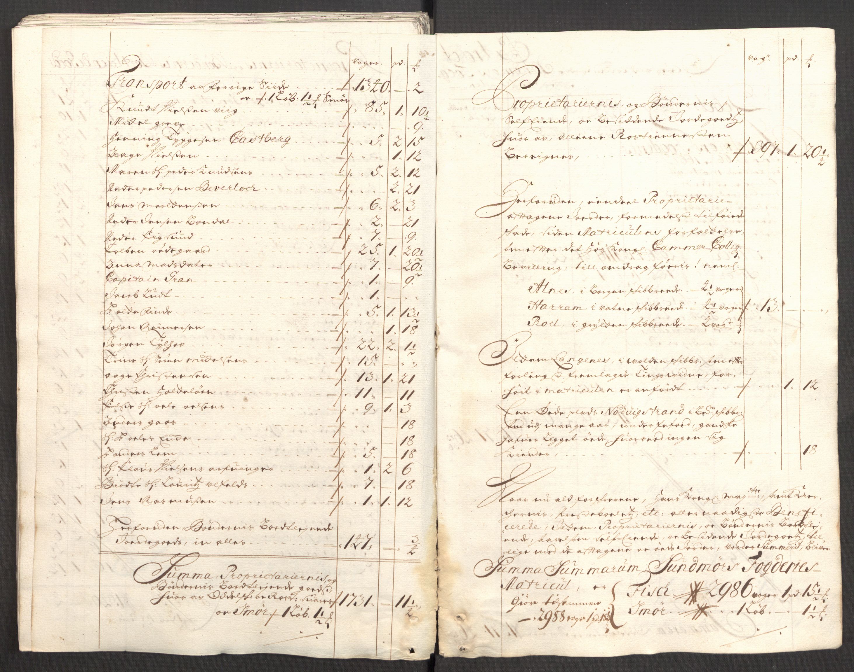Rentekammeret inntil 1814, Reviderte regnskaper, Fogderegnskap, RA/EA-4092/R54/L3557: Fogderegnskap Sunnmøre, 1699, s. 220