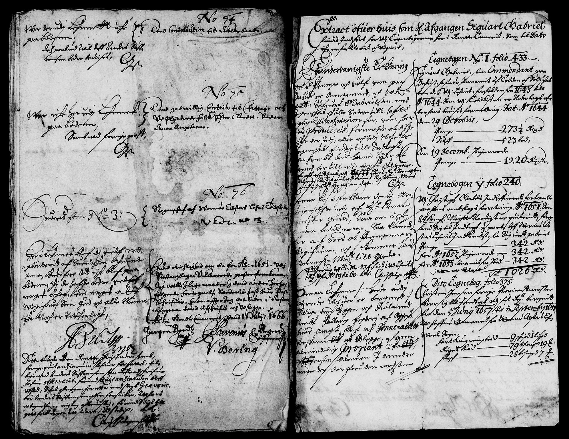 Rentekammeret inntil 1814, Reviderte regnskaper, Lensregnskaper, AV/RA-EA-5023/R/Rb/Rbg/L0011: Verne kloster len, 1651-1661