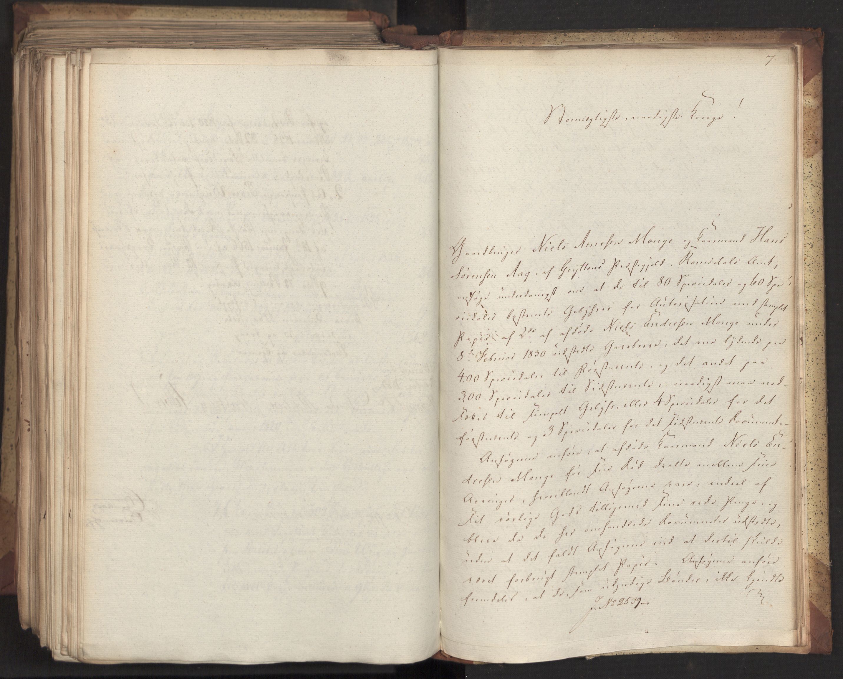Statsrådsavdelingen i Stockholm, AV/RA-S-1003/D/Da/L0079: Regjeringsinnstillinger nr. 2400-2549, 1832, s. 493