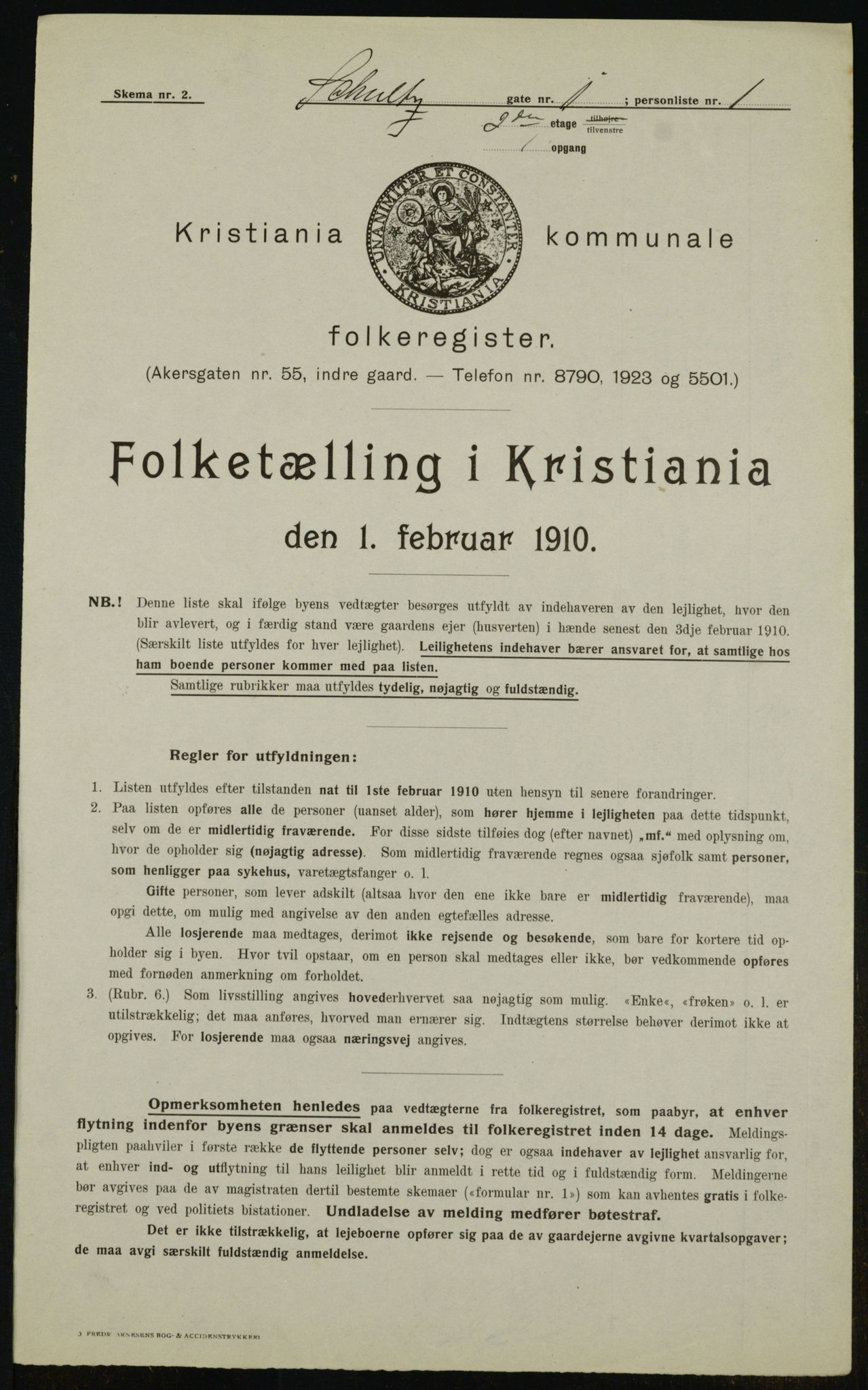 OBA, Kommunal folketelling 1.2.1910 for Kristiania, 1910, s. 86502