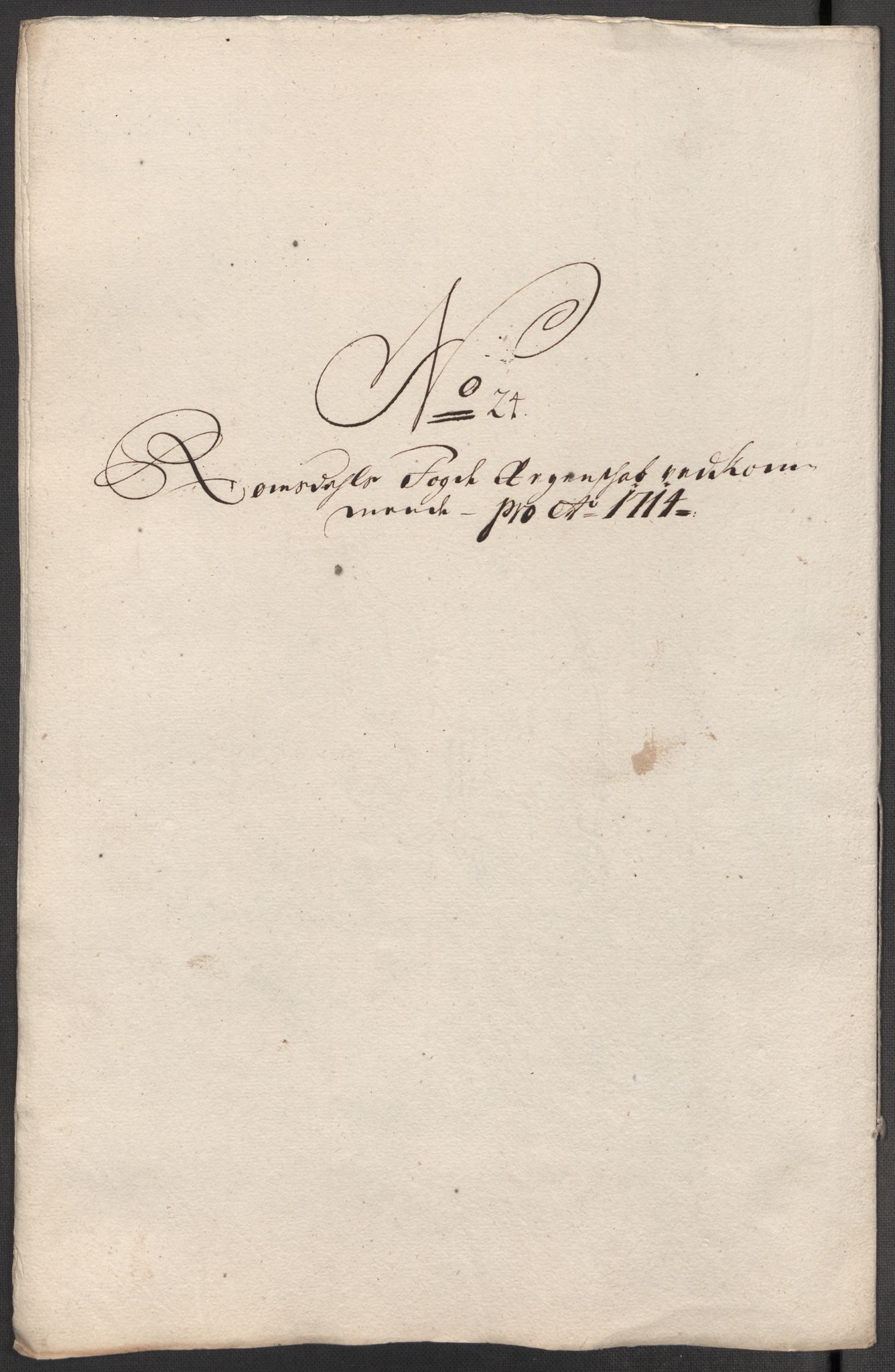 Rentekammeret inntil 1814, Reviderte regnskaper, Fogderegnskap, RA/EA-4092/R55/L3662: Fogderegnskap Romsdal, 1713-1714, s. 437