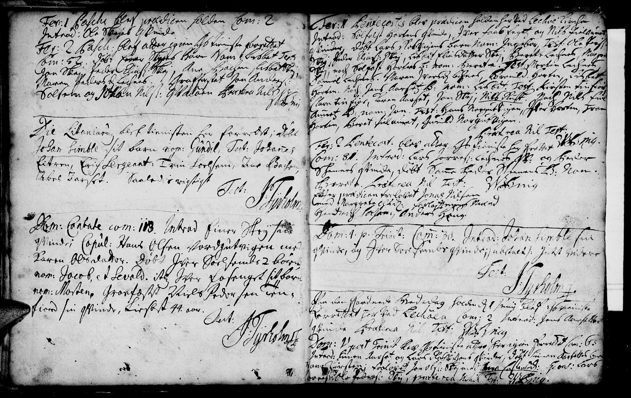 Ministerialprotokoller, klokkerbøker og fødselsregistre - Nord-Trøndelag, AV/SAT-A-1458/788/L0694: Ministerialbok nr. 788A01, 1710-1805