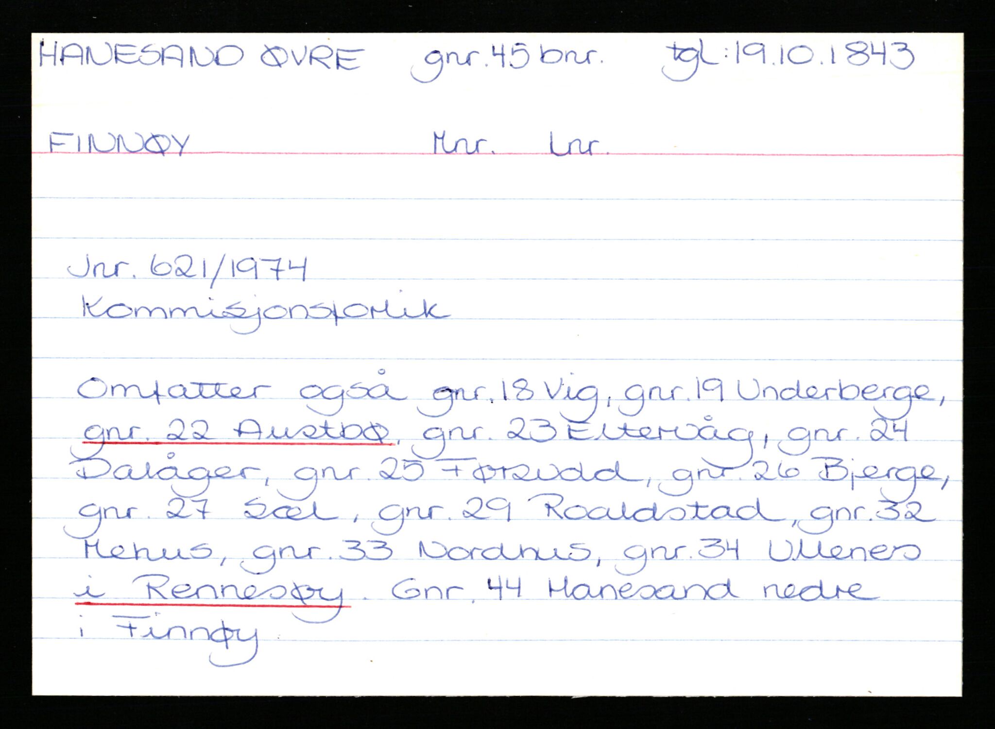 Statsarkivet i Stavanger, AV/SAST-A-101971/03/Y/Yk/L0015: Registerkort sortert etter gårdsnavn: Haneberg - Haugland nedre, 1750-1930, s. 125