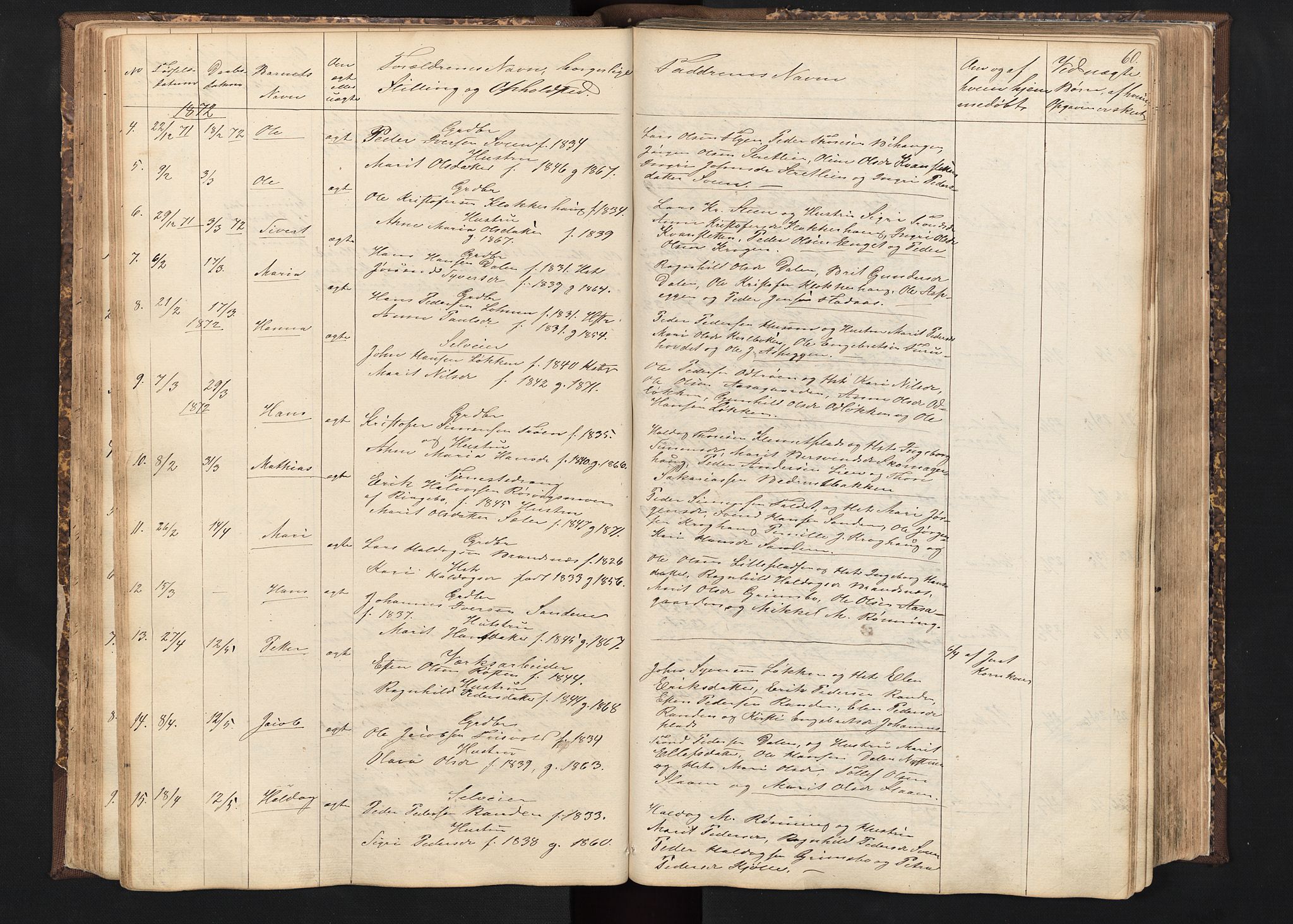Alvdal prestekontor, AV/SAH-PREST-060/H/Ha/Hab/L0001: Klokkerbok nr. 1, 1857-1893, s. 60