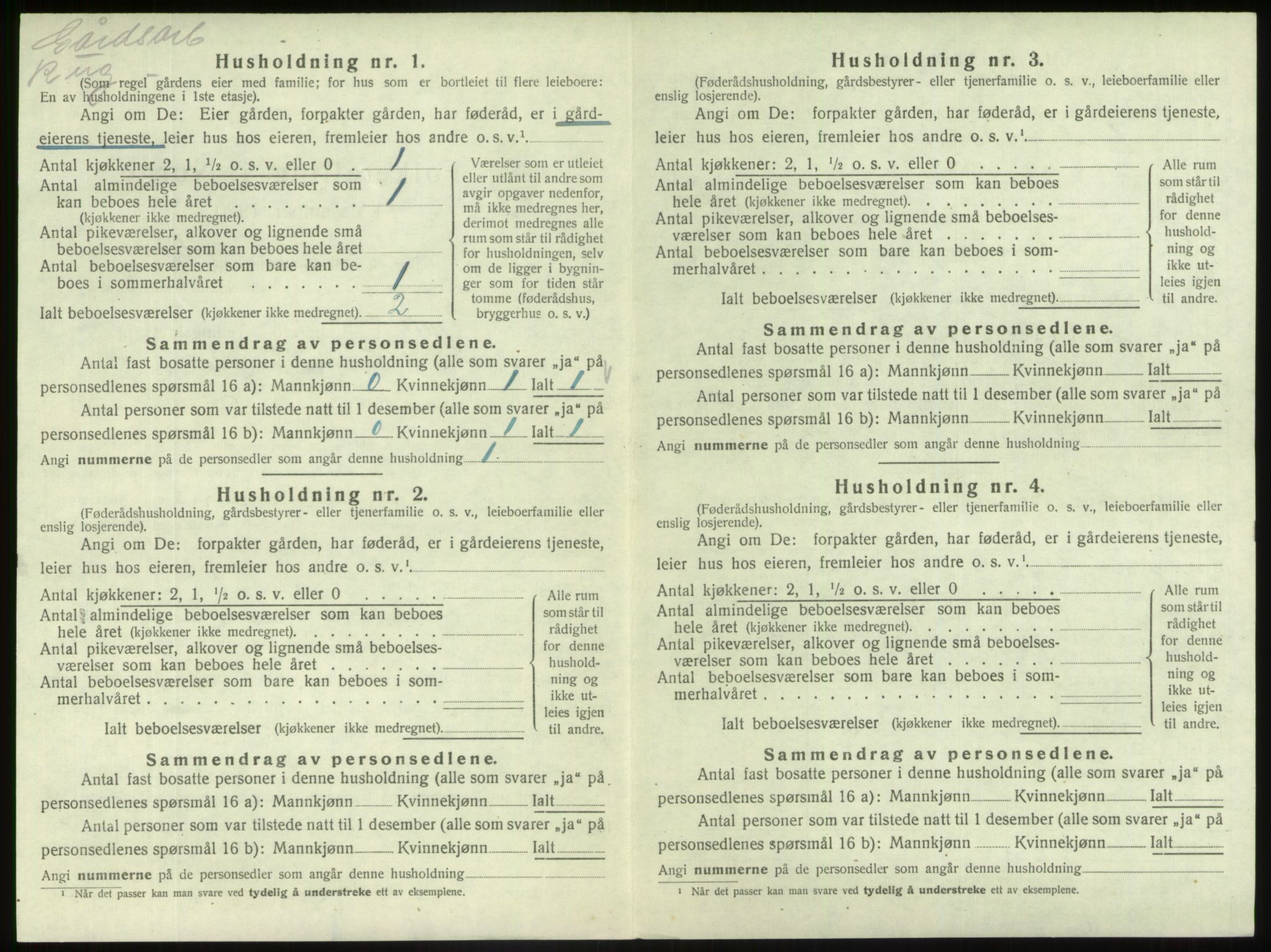 SAB, Folketelling 1920 for 1429 Fjaler herred, 1920, s. 581
