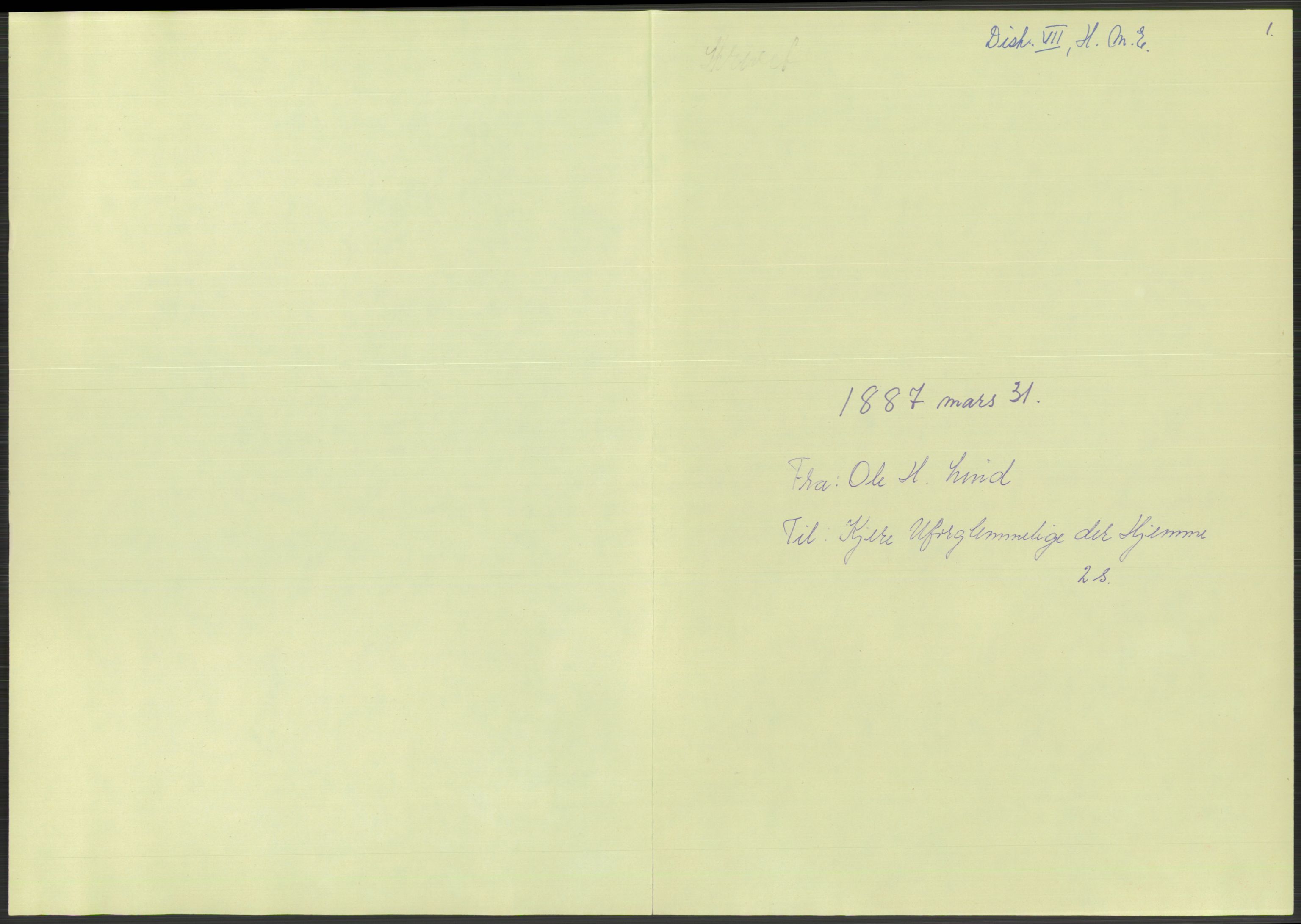 Samlinger til kildeutgivelse, Amerikabrevene, RA/EA-4057/F/L0021: Innlån fra Buskerud: Michalsen - Ål bygdearkiv, 1838-1914, s. 505