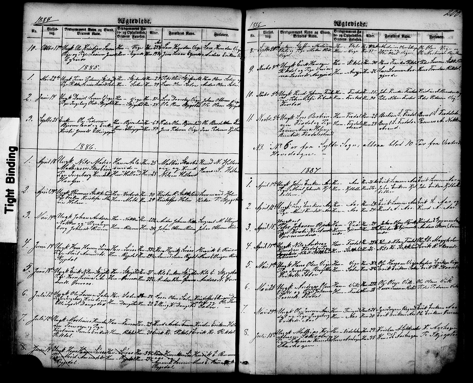 Ministerialprotokoller, klokkerbøker og fødselsregistre - Møre og Romsdal, SAT/A-1454/539/L0536: Klokkerbok nr. 539C02, 1867-1913, s. 200