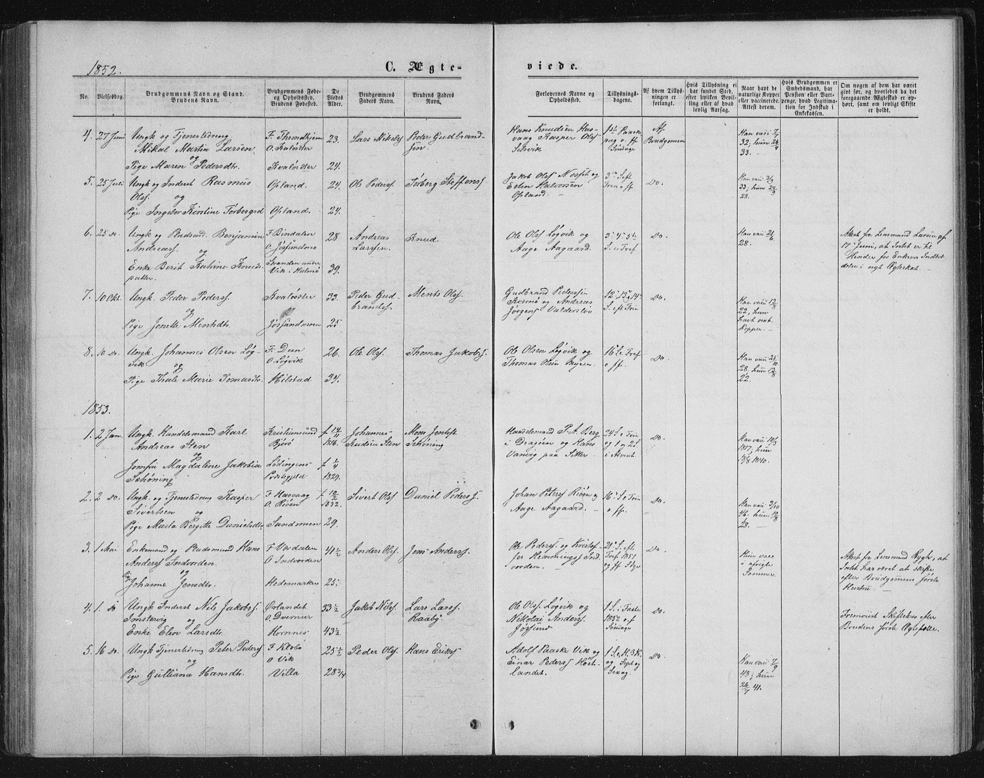 Ministerialprotokoller, klokkerbøker og fødselsregistre - Nord-Trøndelag, SAT/A-1458/771/L0595: Ministerialbok nr. 771A02, 1840-1869