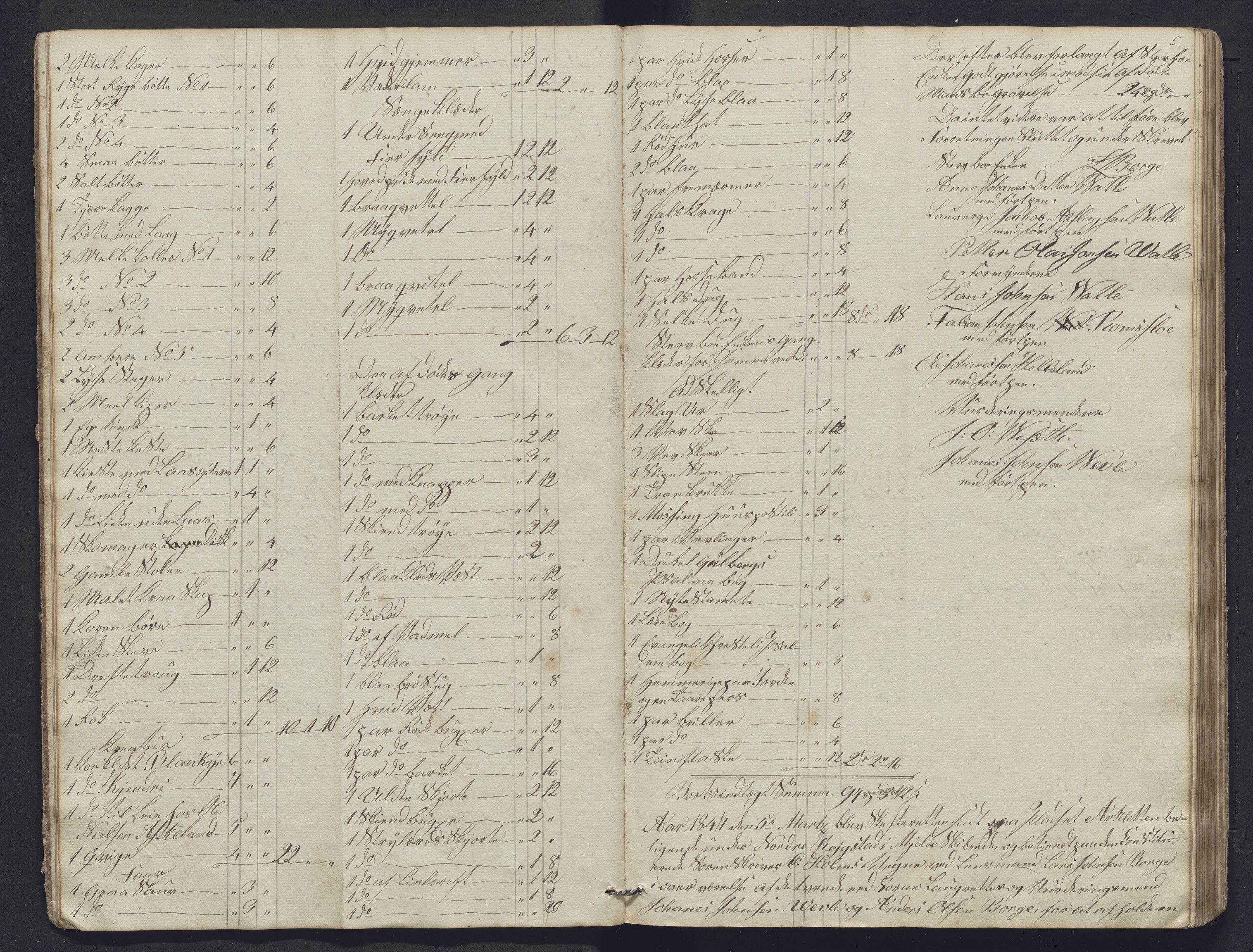 Nordhordland sorenskrivar, SAB/A-2901/1/H/Hb/L0022: Registreringsprotokollar, 1846-1851, s. 5