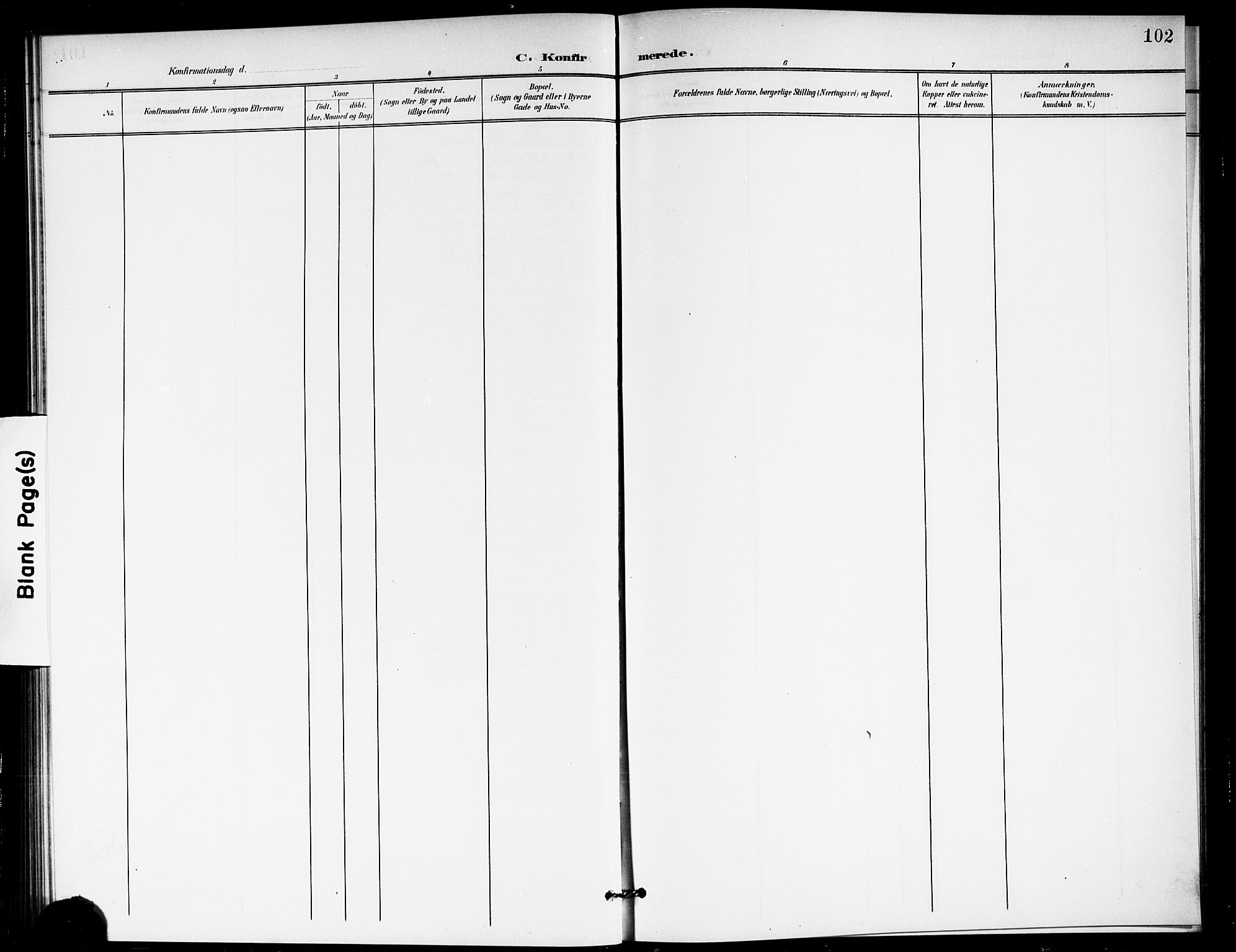 Ås prestekontor Kirkebøker, SAO/A-10894/G/Ga/L0004: Klokkerbok nr. I 4, 1901-1915, s. 102