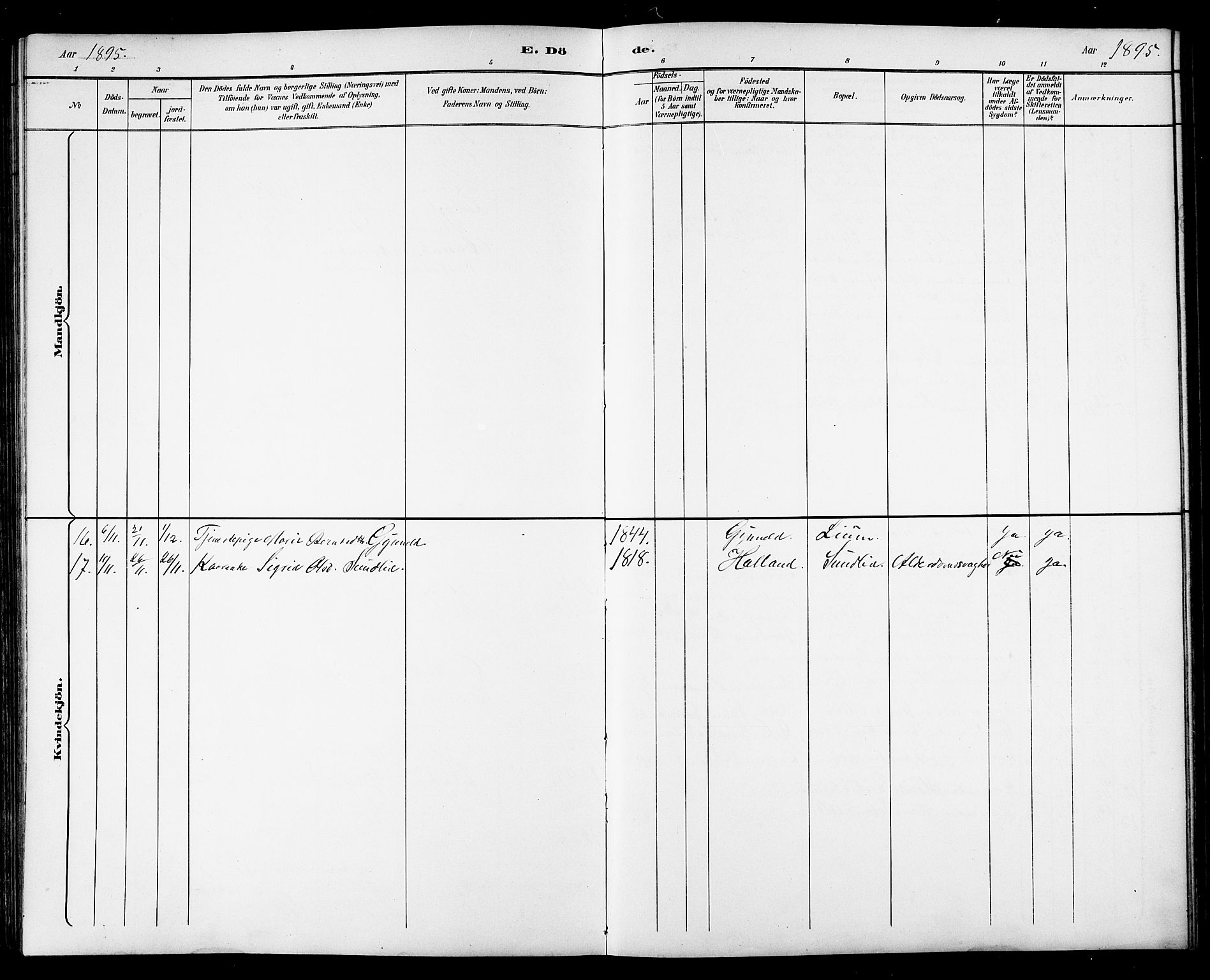 Ministerialprotokoller, klokkerbøker og fødselsregistre - Sør-Trøndelag, AV/SAT-A-1456/689/L1044: Klokkerbok nr. 689C03, 1893-1922