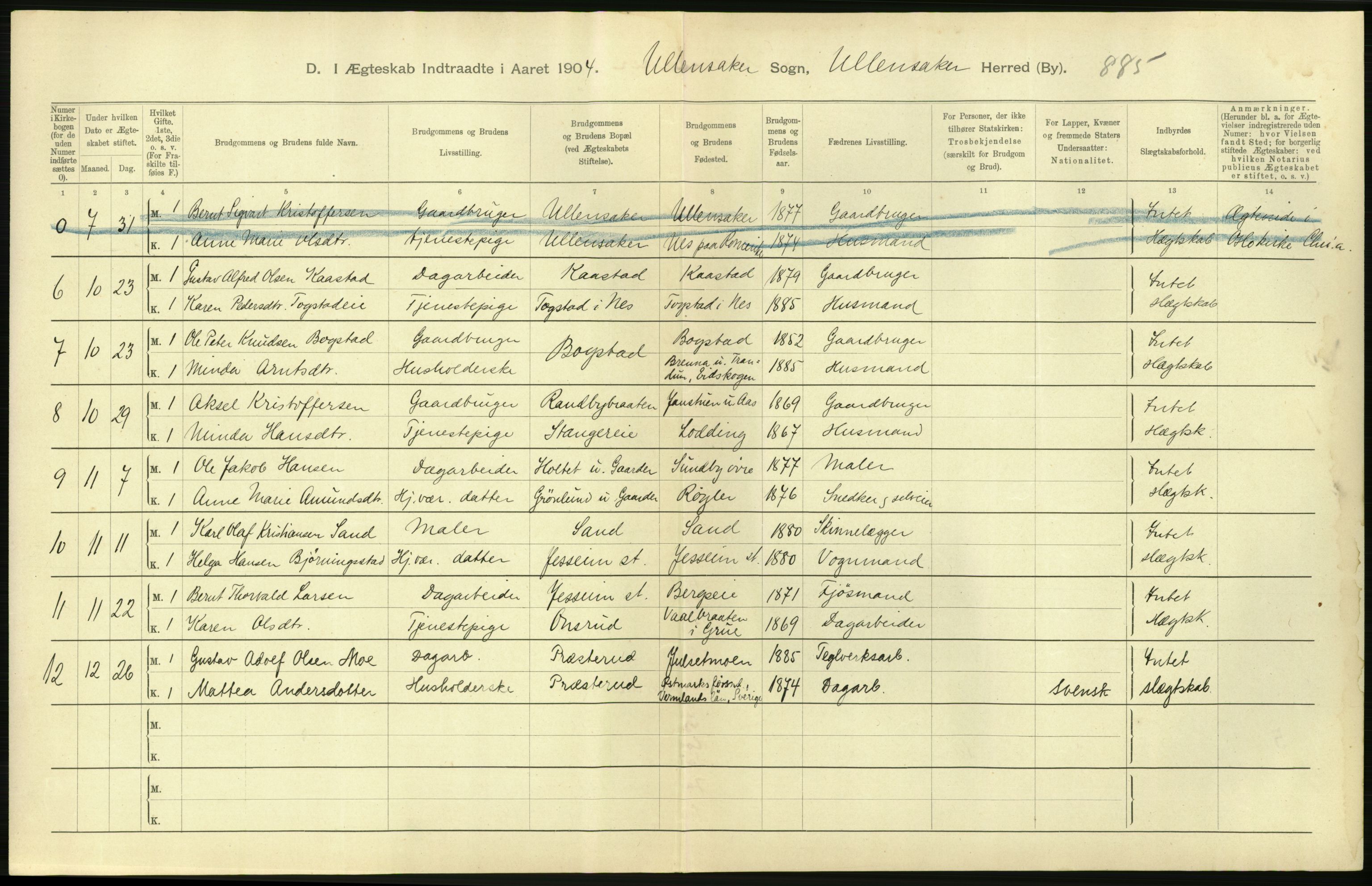 Statistisk sentralbyrå, Sosiodemografiske emner, Befolkning, AV/RA-S-2228/D/Df/Dfa/Dfab/L0002: Akershus amt: Fødte, gifte, døde, 1904, s. 472