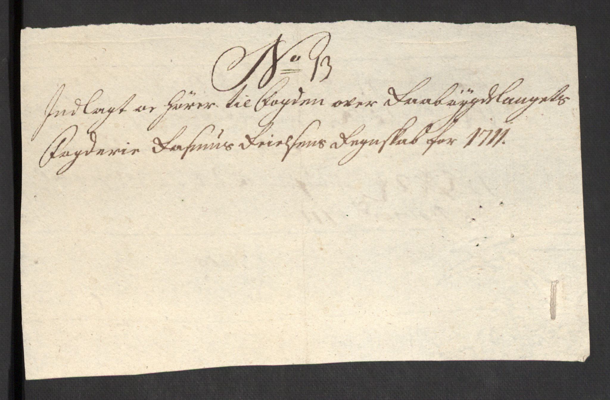 Rentekammeret inntil 1814, Reviderte regnskaper, Fogderegnskap, RA/EA-4092/R40/L2449: Fogderegnskap Råbyggelag, 1709-1711, s. 311