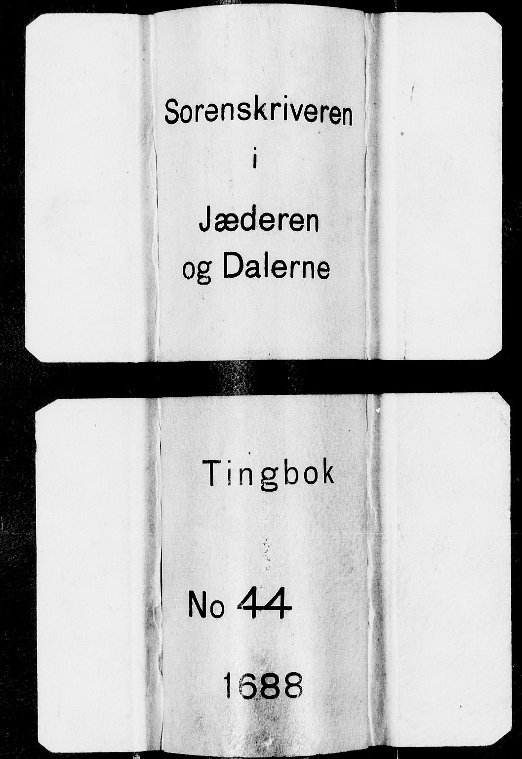 Jæren og Dalane sorenskriveri, SAST/A-100306/3/30/30BA/L0044: TINGBOK, 1688