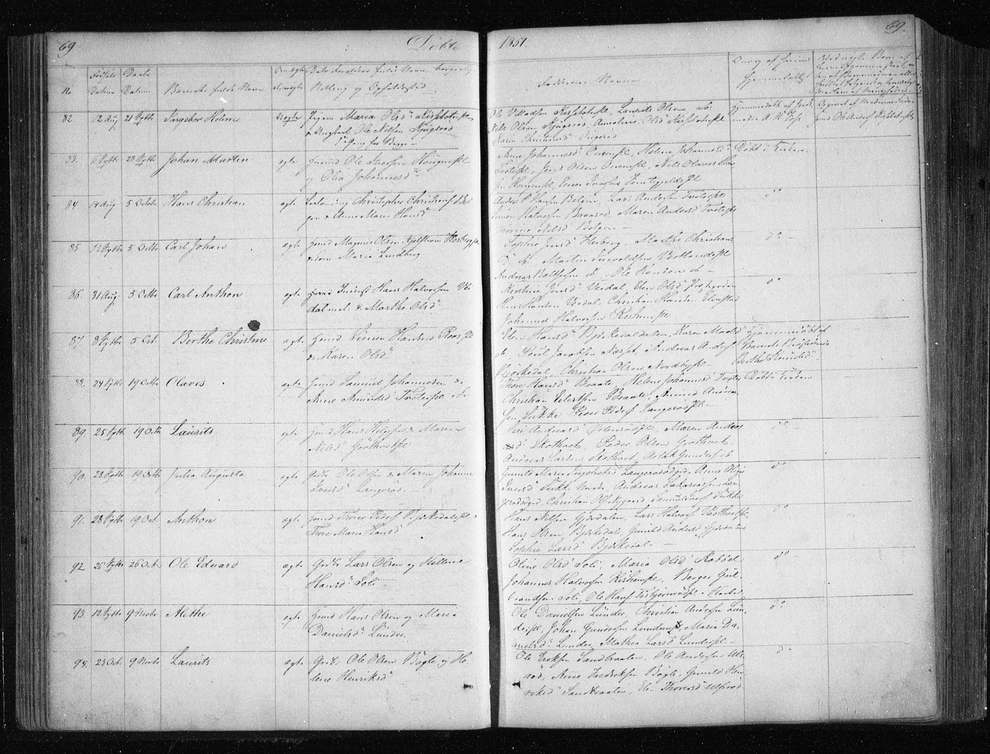 Våler prestekontor Kirkebøker, AV/SAO-A-11083/F/Fa/L0006: Ministerialbok nr. I 6, 1840-1861, s. 69