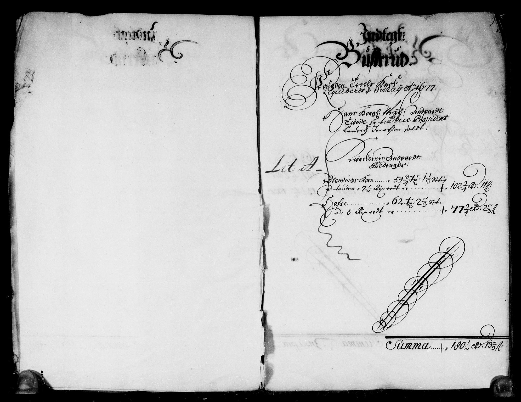 Rentekammeret inntil 1814, Reviderte regnskaper, Stiftamtstueregnskaper, Landkommissariatet på Akershus og Akershus stiftamt, RA/EA-5869/R/Rb/L0124: Akershus stiftamt, 1676