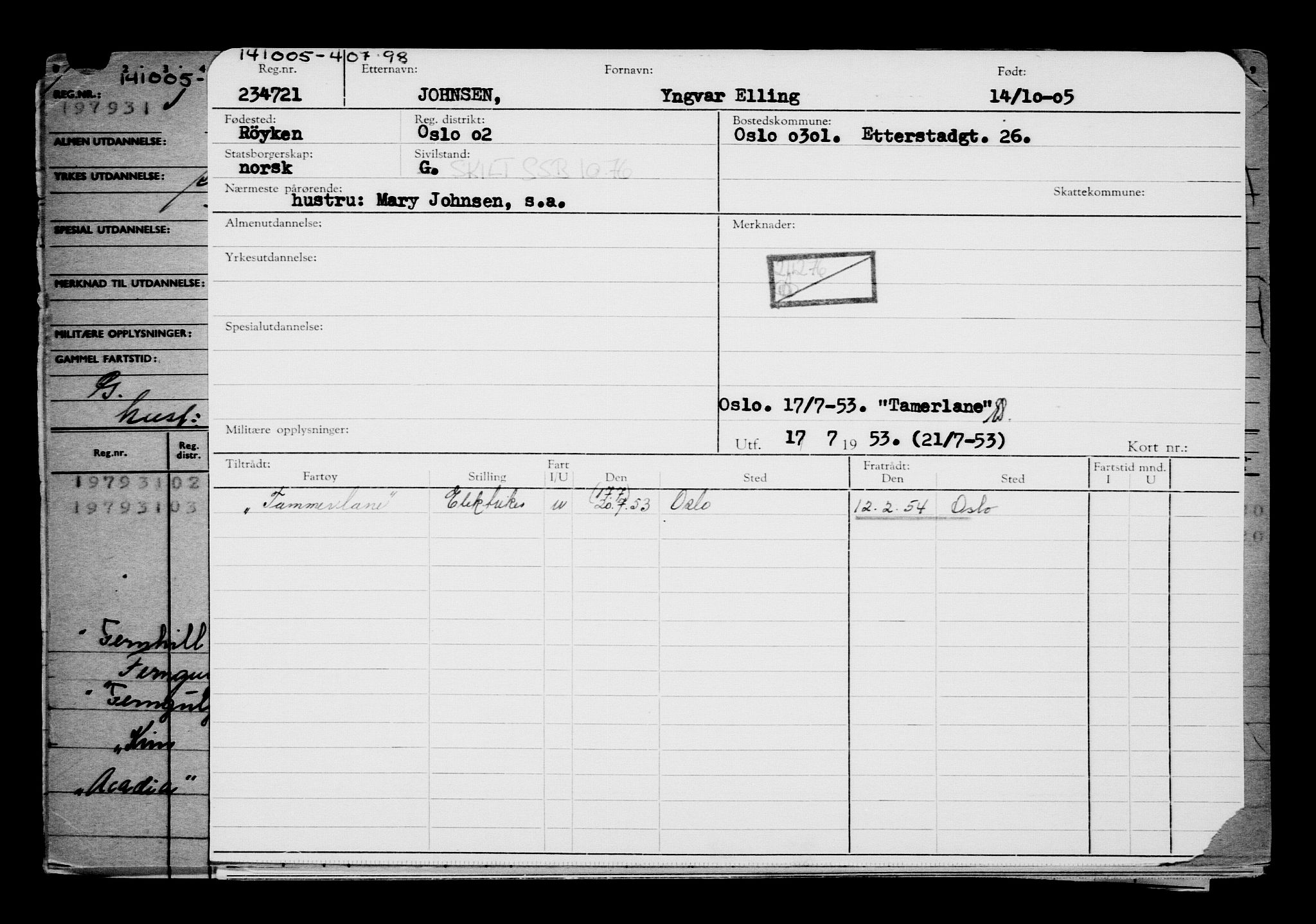 Direktoratet for sjømenn, AV/RA-S-3545/G/Gb/L0061: Hovedkort, 1905, s. 553