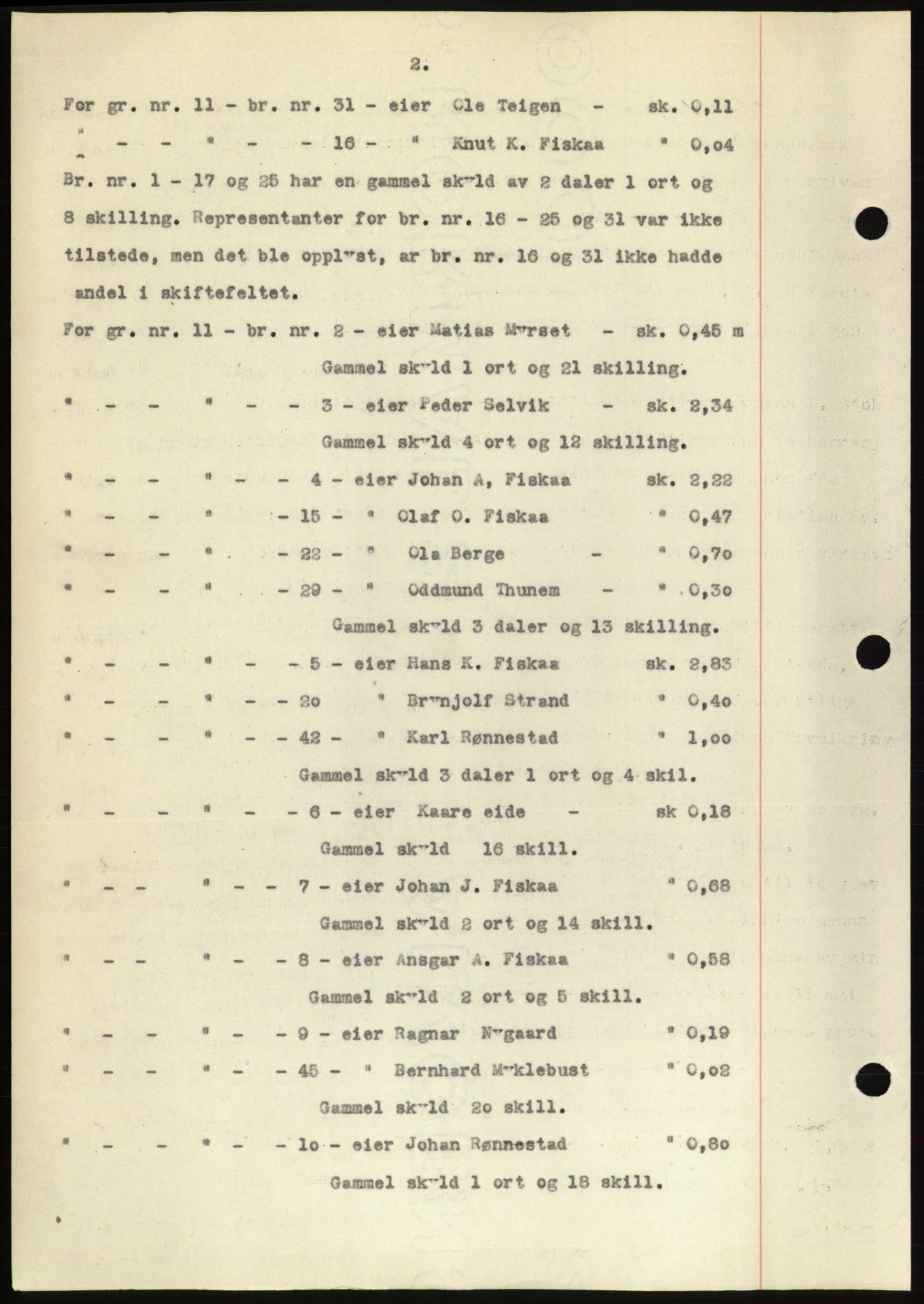 Søre Sunnmøre sorenskriveri, AV/SAT-A-4122/1/2/2C/L0078: Pantebok nr. 4A, 1946-1946, Dagboknr: 916/1946