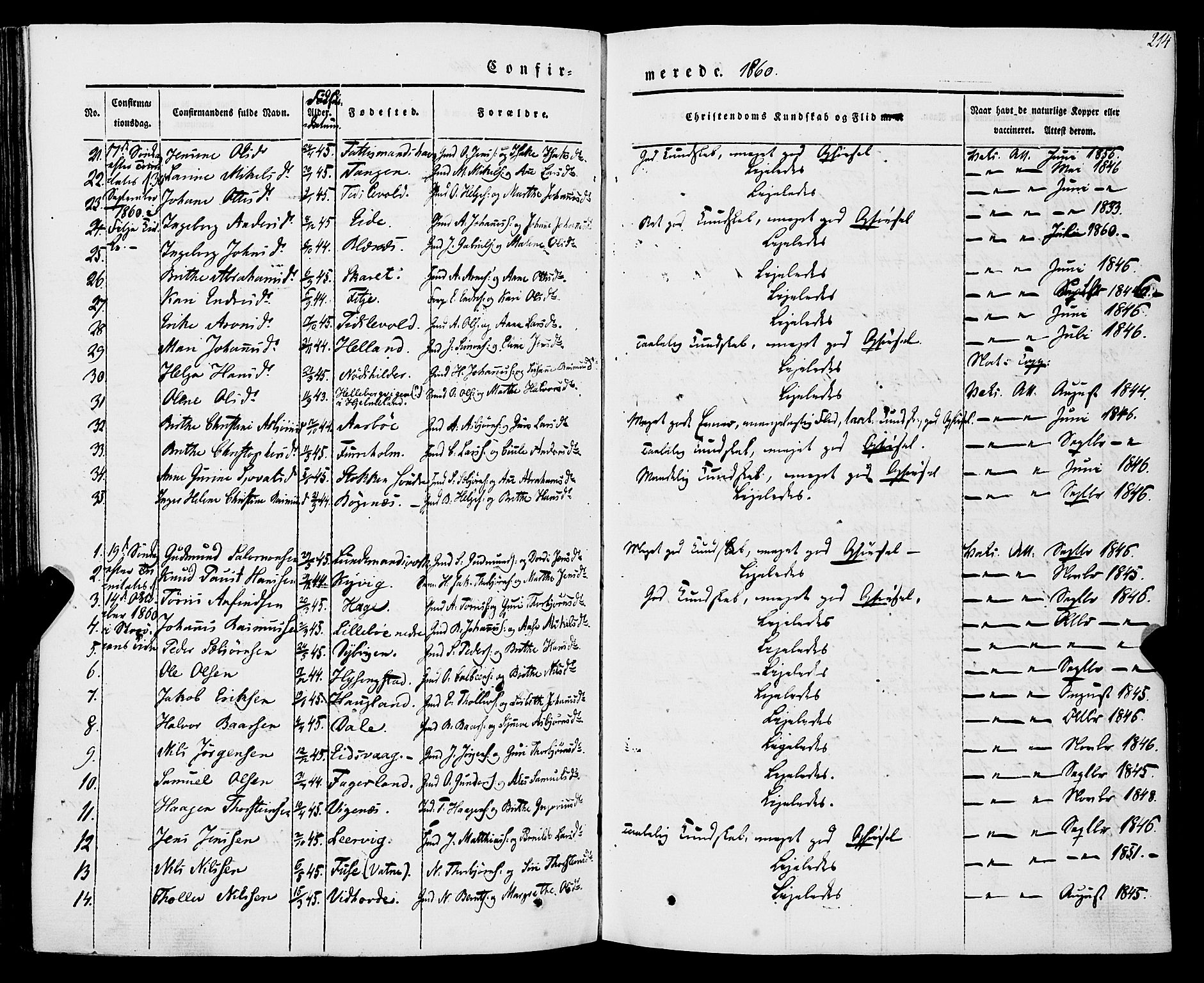 Stord sokneprestembete, AV/SAB-A-78201/H/Haa: Ministerialbok nr. A 7, 1841-1861, s. 214