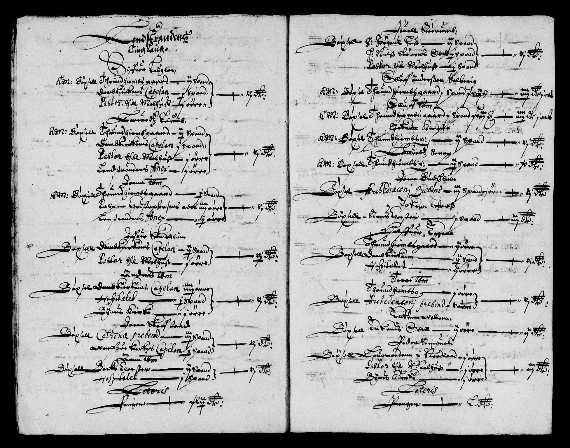 Rentekammeret inntil 1814, Reviderte regnskaper, Lensregnskaper, AV/RA-EA-5023/R/Rb/Rbw/L0093: Trondheim len, 1648