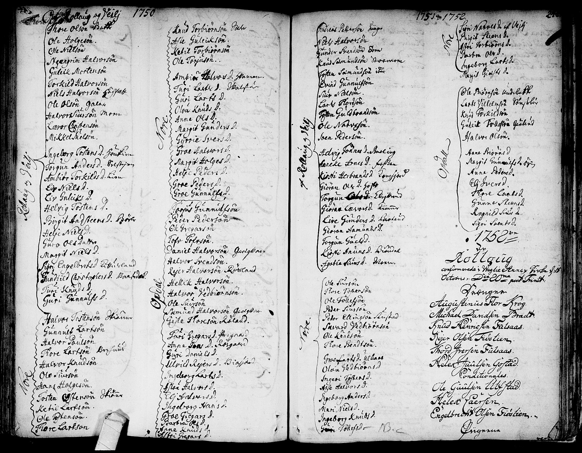 Rollag kirkebøker, AV/SAKO-A-240/F/Fa/L0003: Ministerialbok nr. I 3, 1743-1778, s. 244