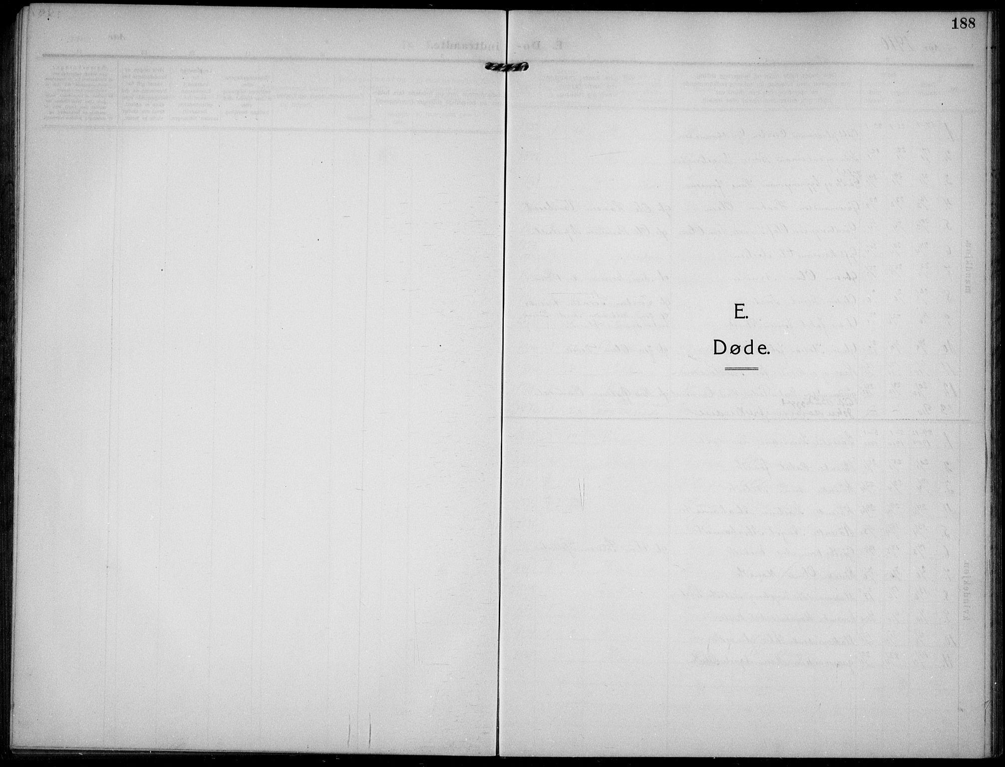 Gloppen sokneprestembete, AV/SAB-A-80101/H/Hab/Habb/L0003: Klokkerbok nr. B 3, 1910-1933, s. 188