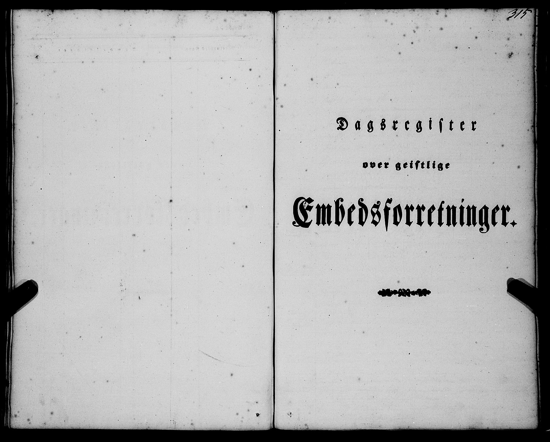 St. Jørgens hospital og Årstad sokneprestembete, AV/SAB-A-99934: Ministerialbok nr. A 4, 1844-1863, s. 315