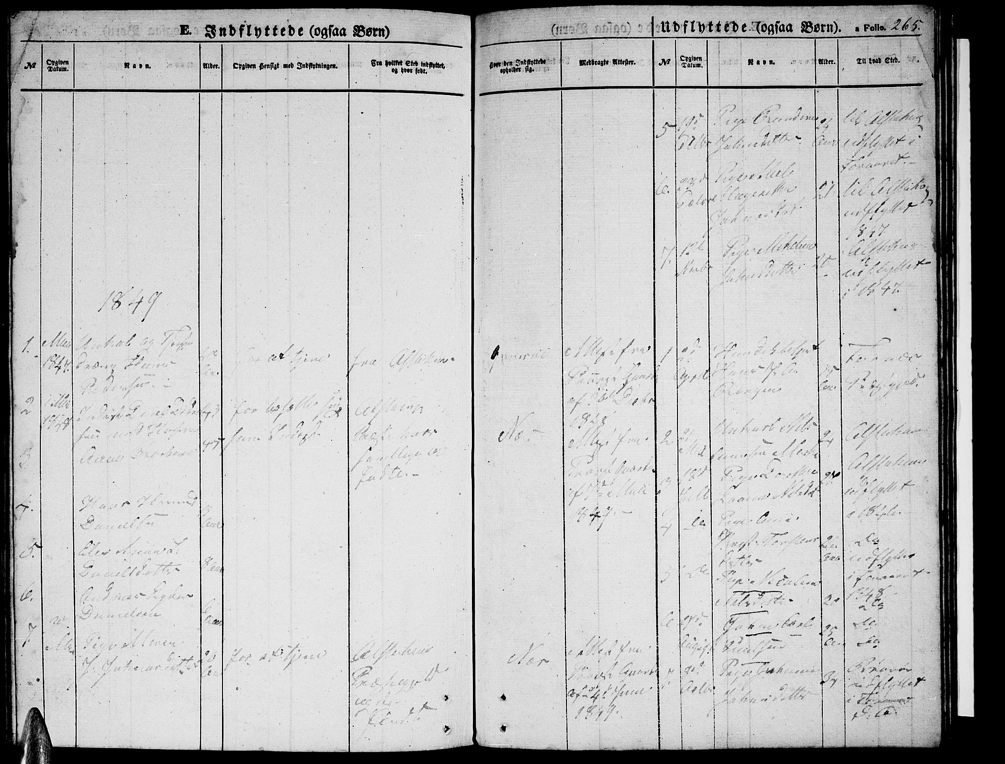 Ministerialprotokoller, klokkerbøker og fødselsregistre - Nordland, SAT/A-1459/816/L0251: Klokkerbok nr. 816C01, 1852-1870, s. 265