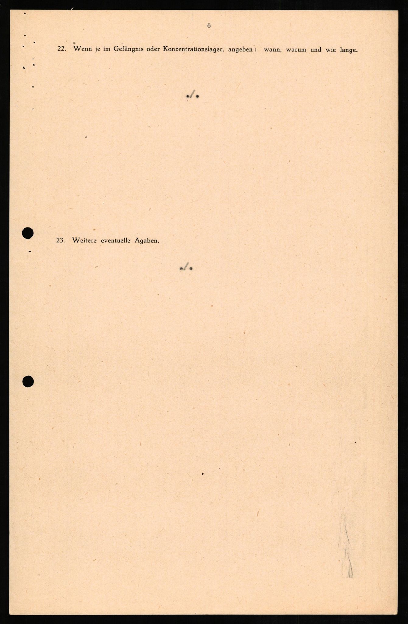 Forsvaret, Forsvarets overkommando II, AV/RA-RAFA-3915/D/Db/L0012: CI Questionaires. Tyske okkupasjonsstyrker i Norge. Tyskere., 1945-1946, s. 35
