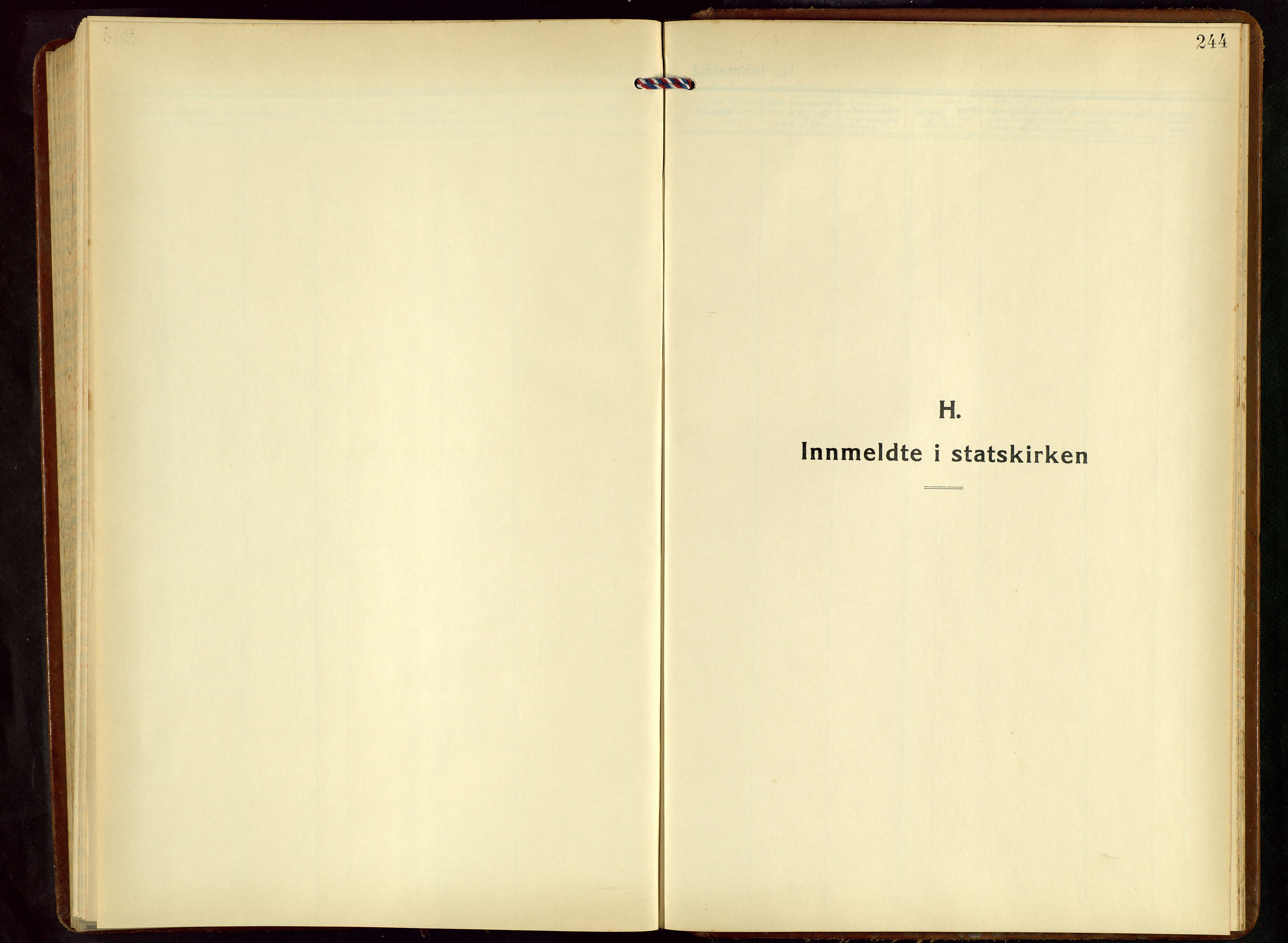 Hetland sokneprestkontor, AV/SAST-A-101826/30/30BB/L0015: Klokkerbok nr. B 15, 1940-1955, s. 244