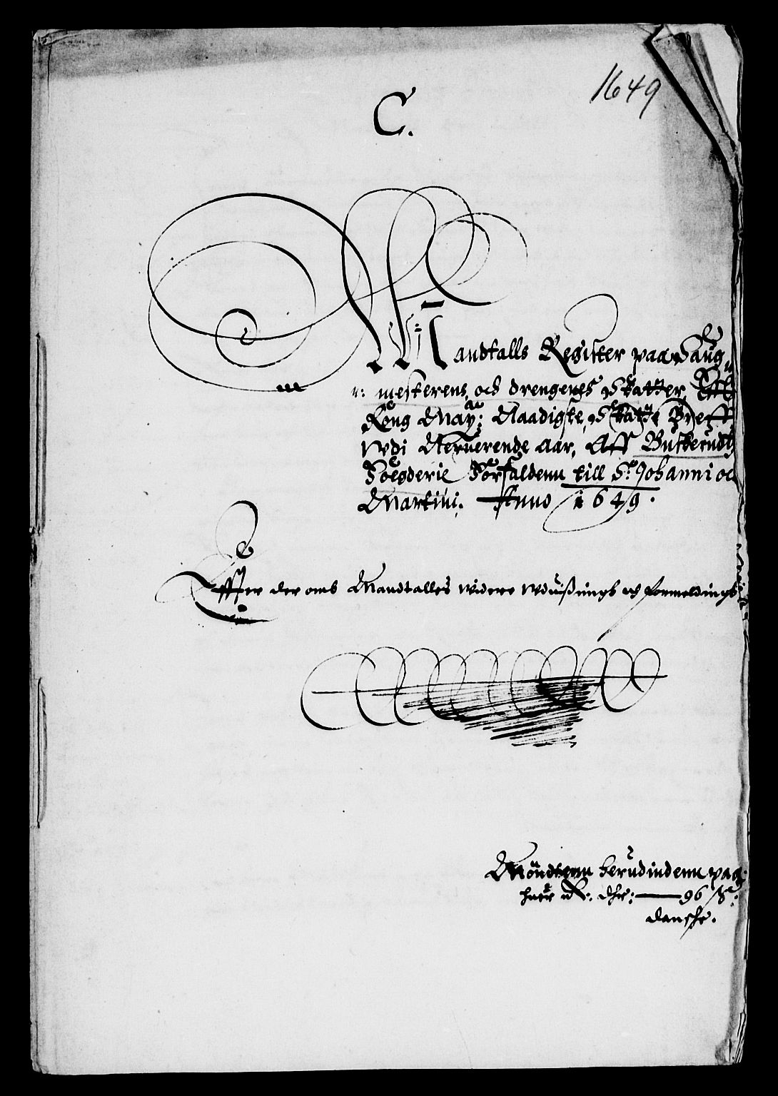 Rentekammeret inntil 1814, Reviderte regnskaper, Lensregnskaper, AV/RA-EA-5023/R/Rb/Rba/L0198: Akershus len, 1648-1650