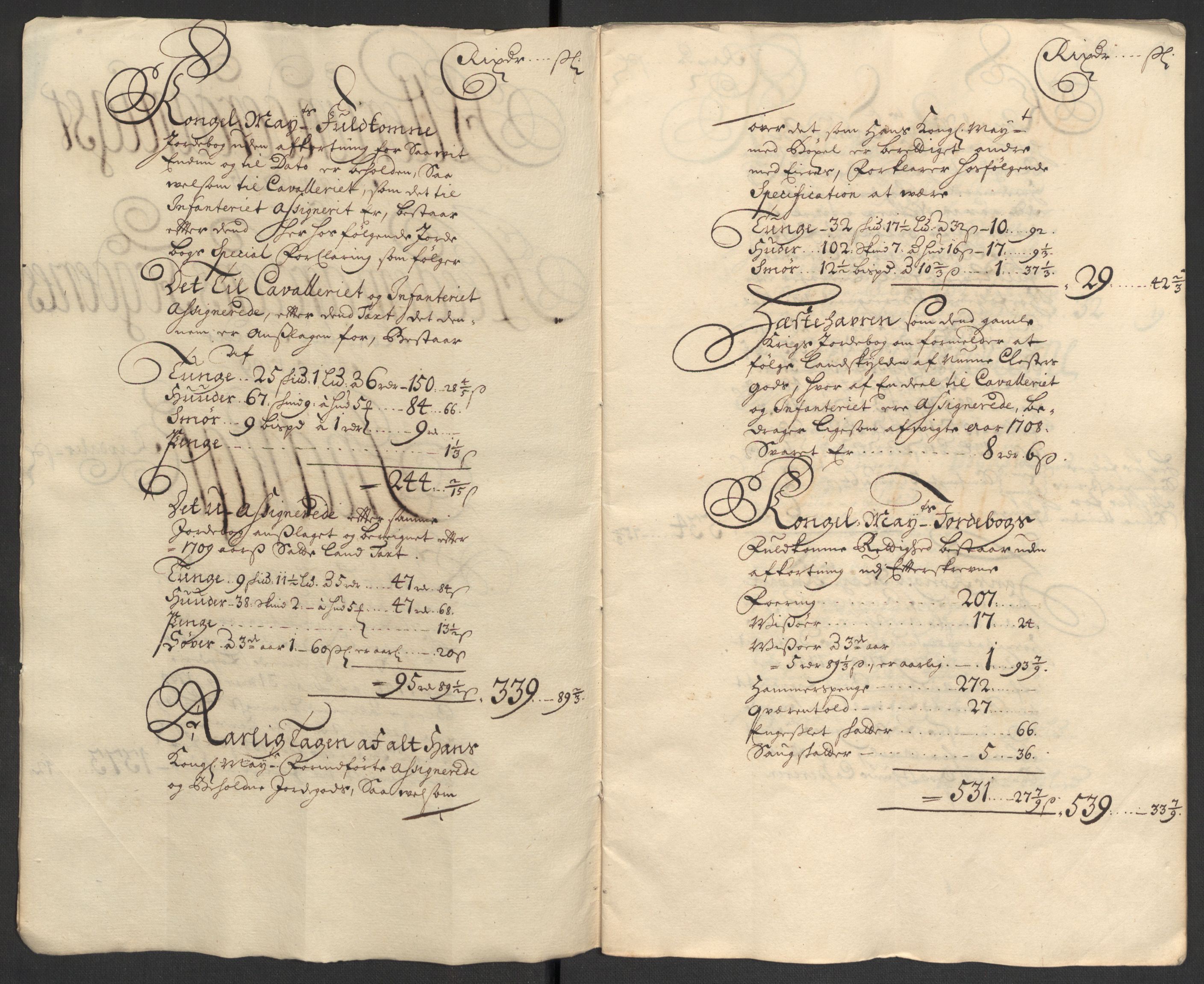 Rentekammeret inntil 1814, Reviderte regnskaper, Fogderegnskap, RA/EA-4092/R16/L1045: Fogderegnskap Hedmark, 1709, s. 5