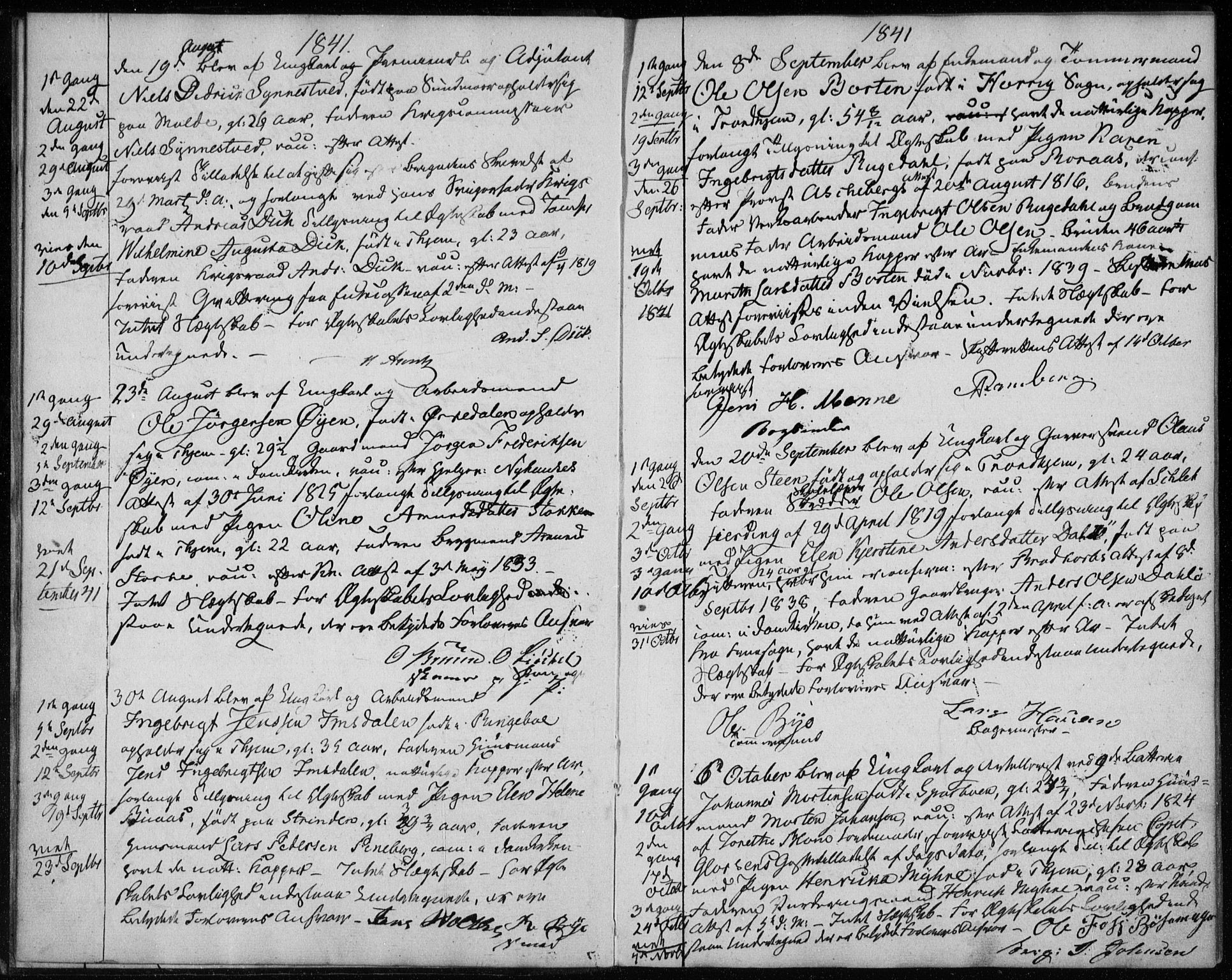 Ministerialprotokoller, klokkerbøker og fødselsregistre - Sør-Trøndelag, AV/SAT-A-1456/601/L0050: Ministerialbok nr. 601A18, 1841-1852