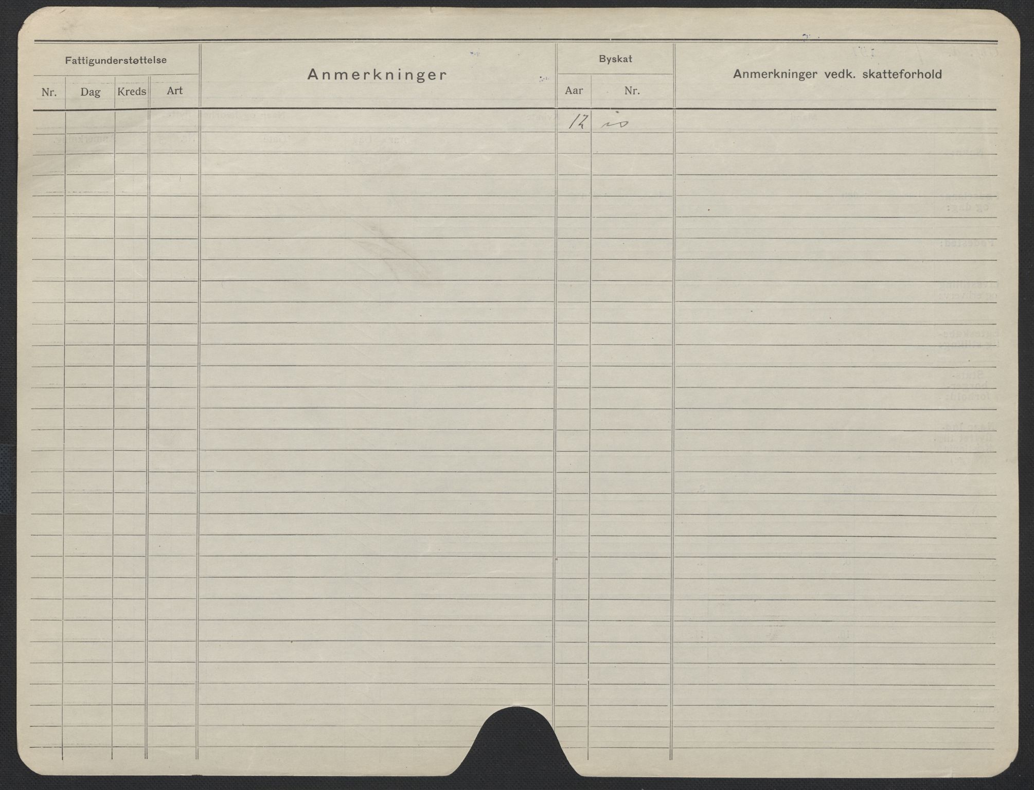 Oslo folkeregister, Registerkort, SAO/A-11715/F/Fa/Fac/L0013: Kvinner, 1906-1914, s. 1126b