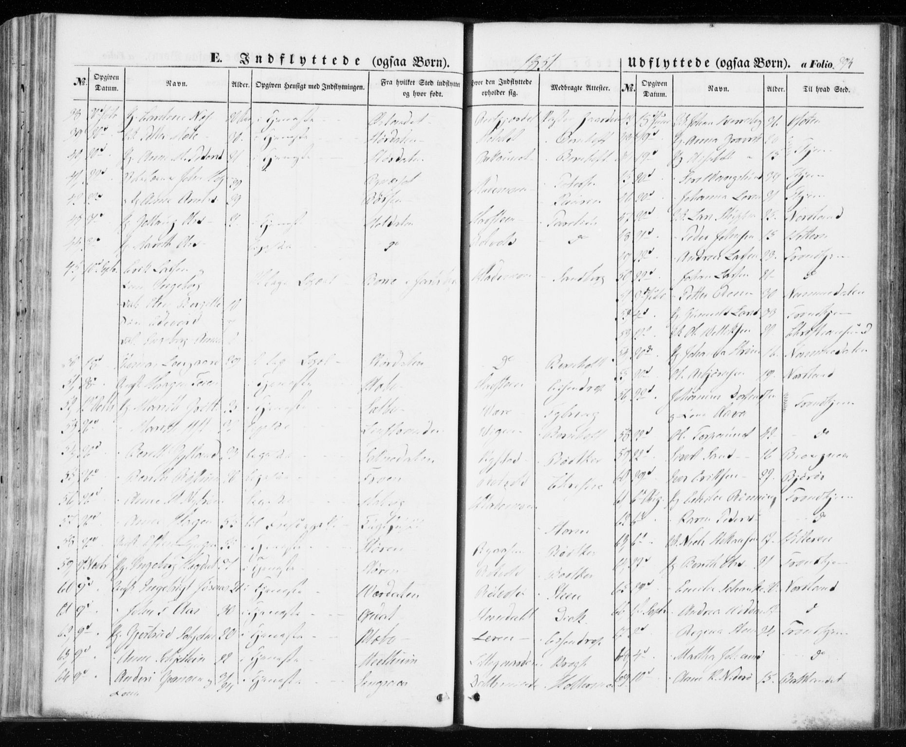 Ministerialprotokoller, klokkerbøker og fødselsregistre - Sør-Trøndelag, SAT/A-1456/606/L0291: Ministerialbok nr. 606A06, 1848-1856, s. 294