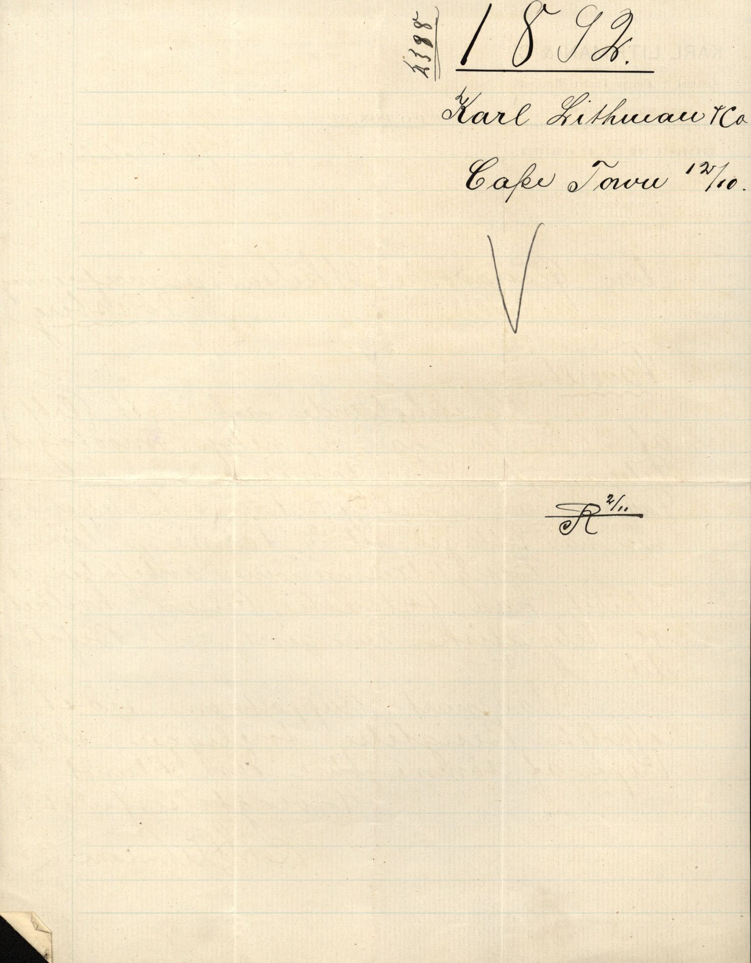 Pa 63 - Østlandske skibsassuranceforening, VEMU/A-1079/G/Ga/L0028/0002: Havaridokumenter / Marie, Favorit, Tabor, Sylphiden, Berthel, America, 1892, s. 17