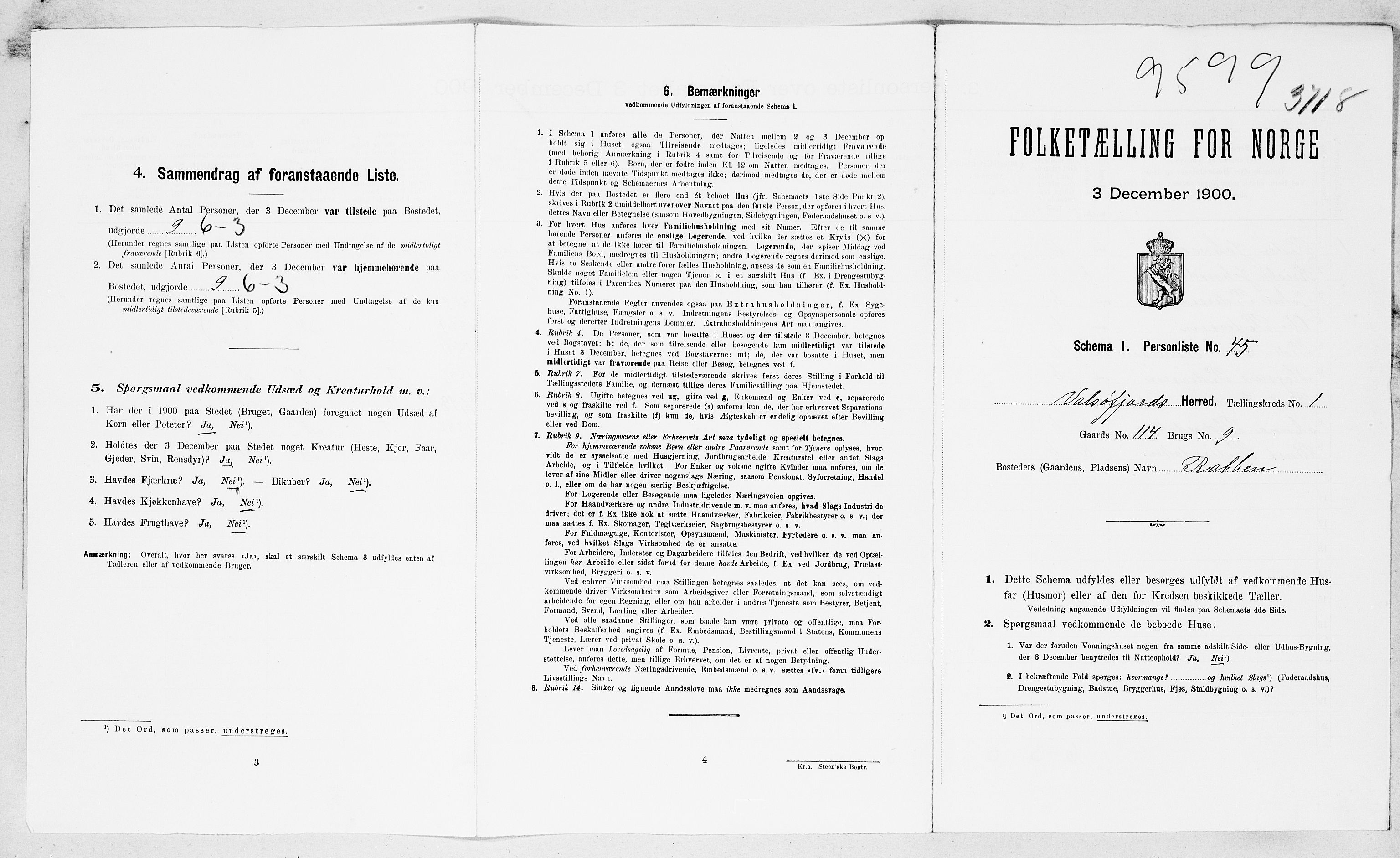 SAT, Folketelling 1900 for 1570 Valsøyfjord herred, 1900, s. 12