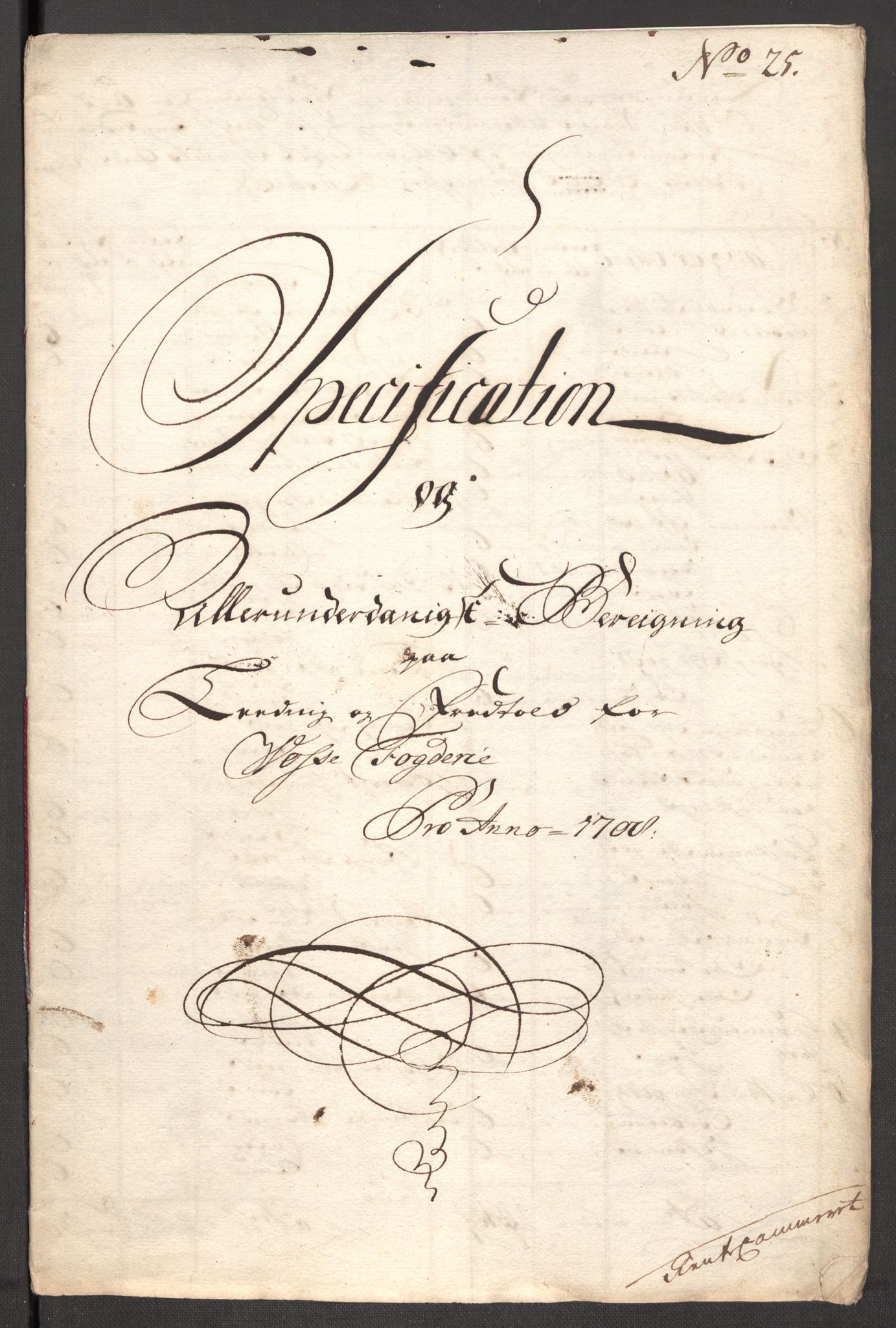 Rentekammeret inntil 1814, Reviderte regnskaper, Fogderegnskap, RA/EA-4092/R51/L3189: Fogderegnskap Nordhordland og Voss, 1708, s. 255