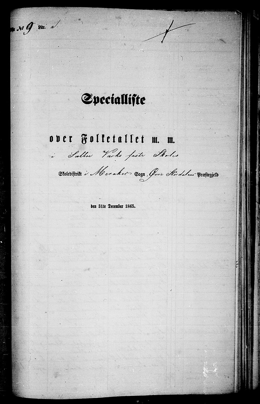 RA, Folketelling 1865 for 1711P Øvre Stjørdal prestegjeld, 1865, s. 168