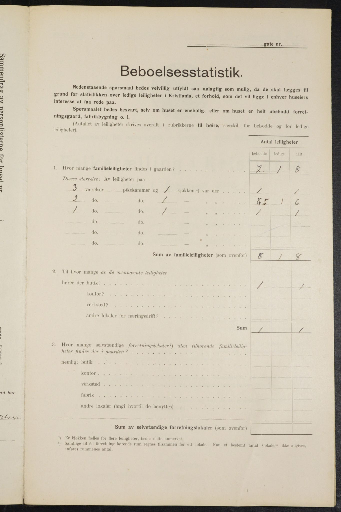 OBA, Kommunal folketelling 1.2.1914 for Kristiania, 1914, s. 119765